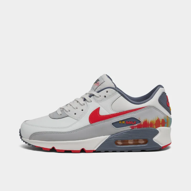 Nike Air Max 90 Premium Summit White / Pure Platinum - Ashen Slate sold by JD Sports