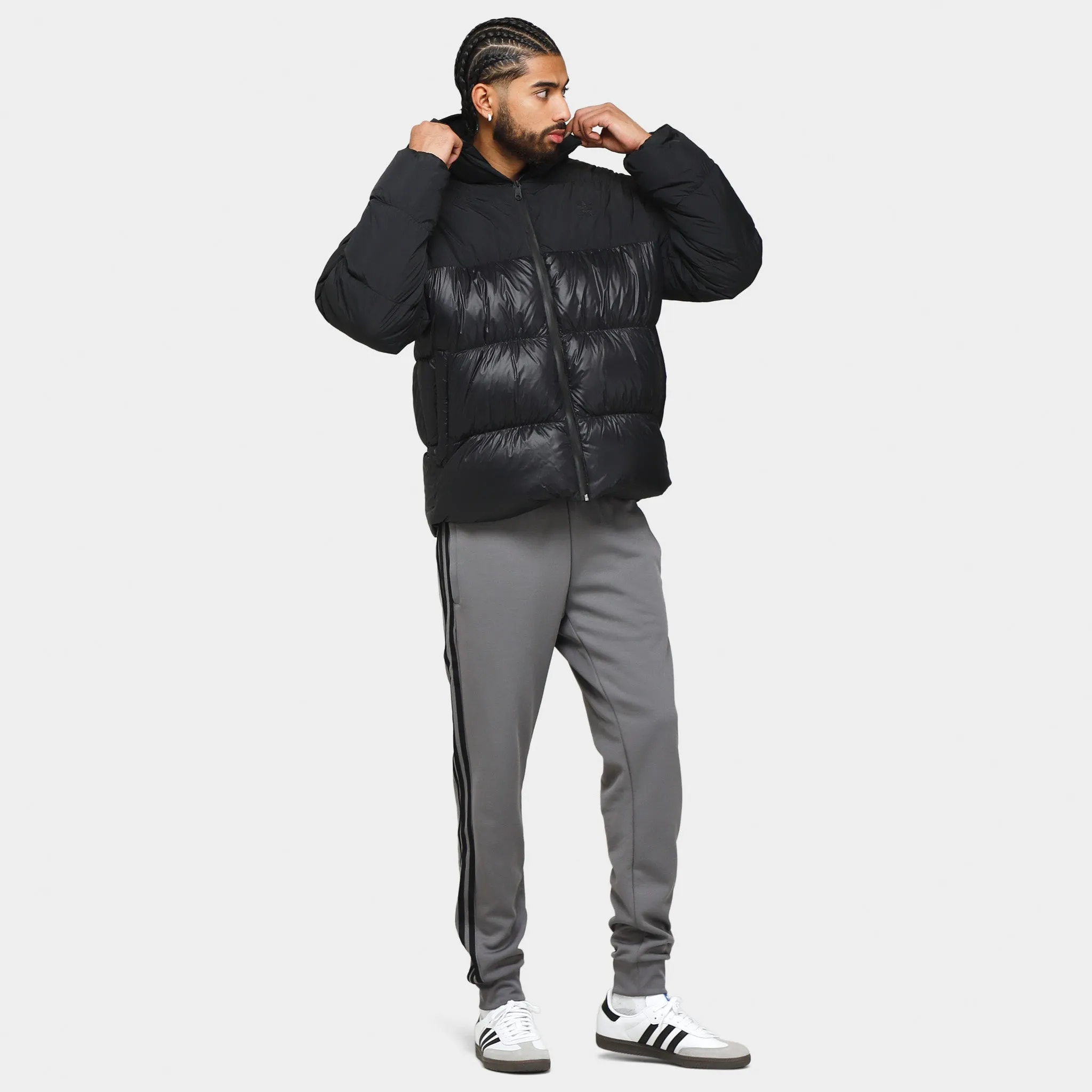 adidas Originals Adicolor Down Regen Hooded Puffer Jacket / Black sold by JD Sports product image thumbnail 5