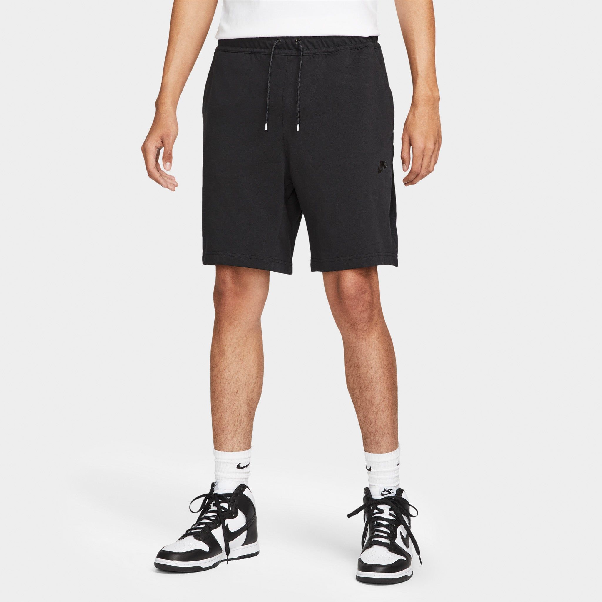 Nike Sportswear Lightweight Knit Shorts Black / Black - Black sold by JD Sports