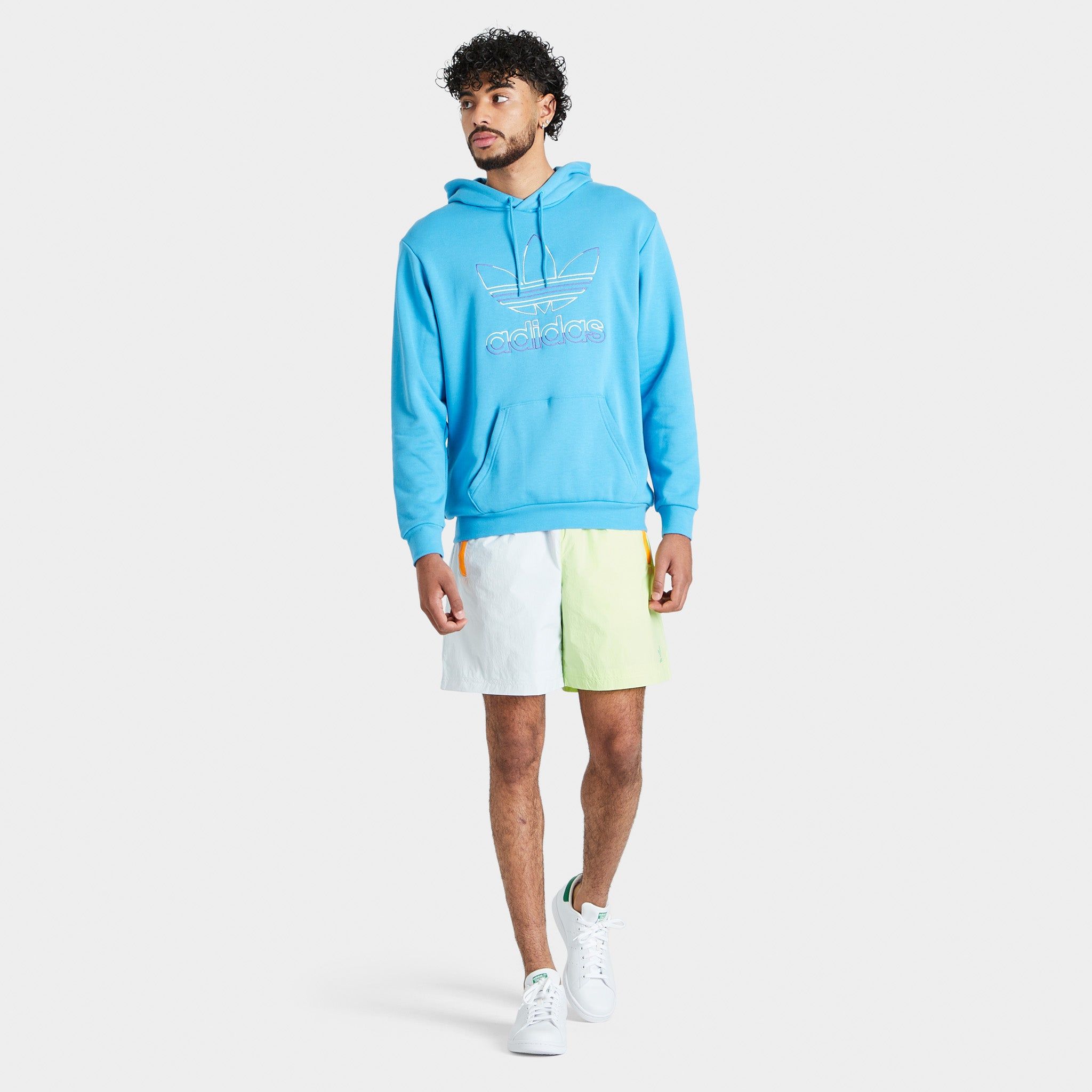 adidas Originals Trefoil Pullover Hoodie / Sky Rush sold by JD Sports product image thumbnail 5