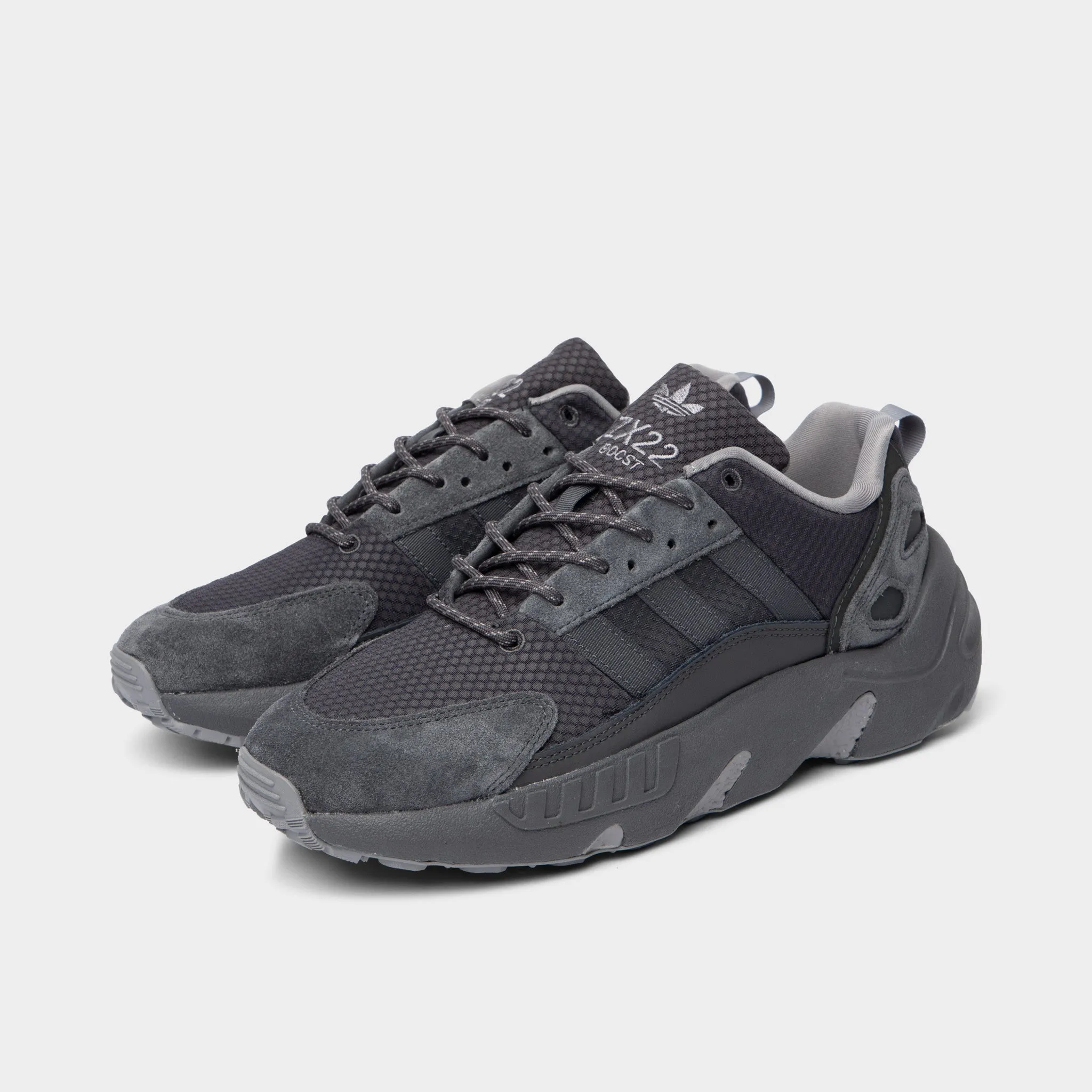 adidas ZX 22 Boost Dgh Solid Grey / Dgh Solid Grey / Grey Three sold by JD Sports product image thumbnail 2