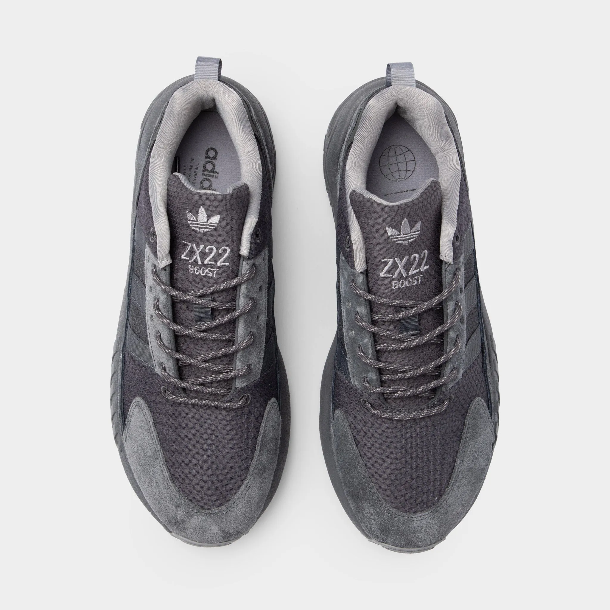 adidas ZX 22 Boost Dgh Solid Grey / Dgh Solid Grey / Grey Three sold by JD Sports product image thumbnail 4