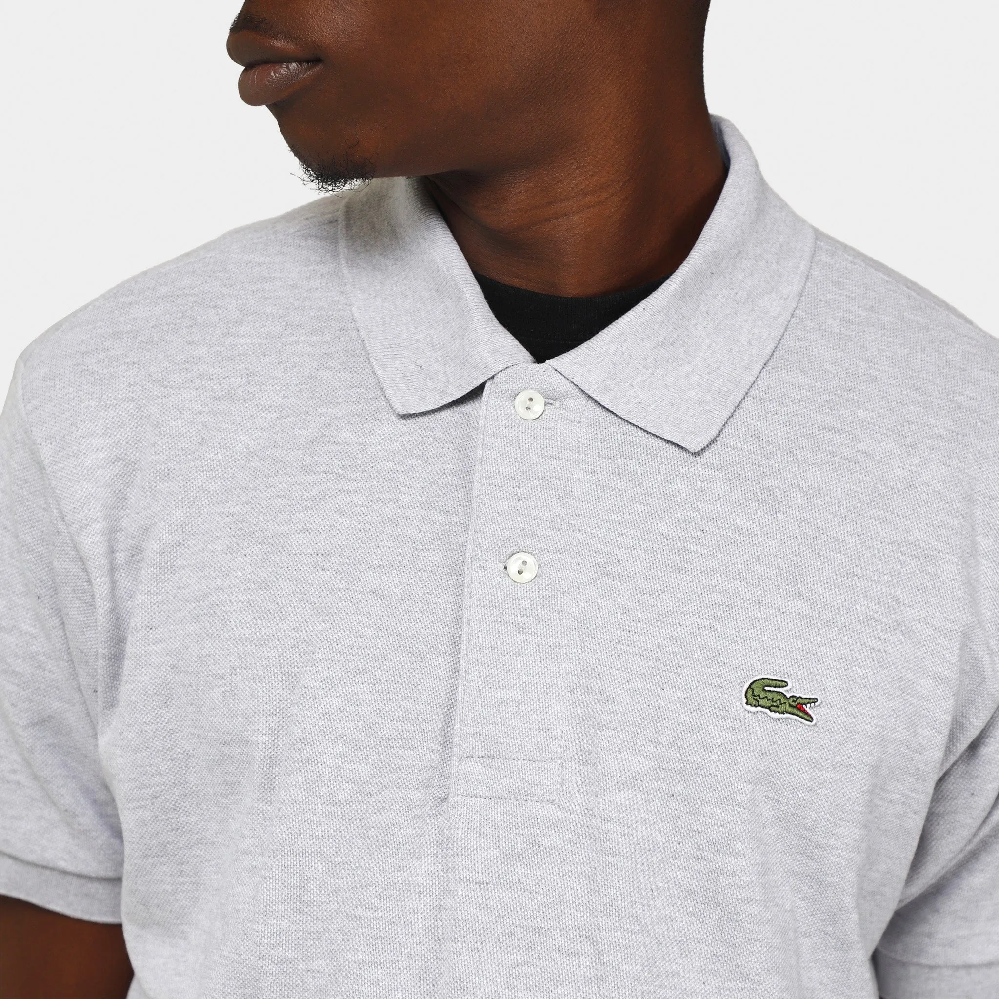 Lacoste Original L.12.12 Petit Pique Cotton Polo Shirt / Grey sold by JD Sports product image thumbnail 4