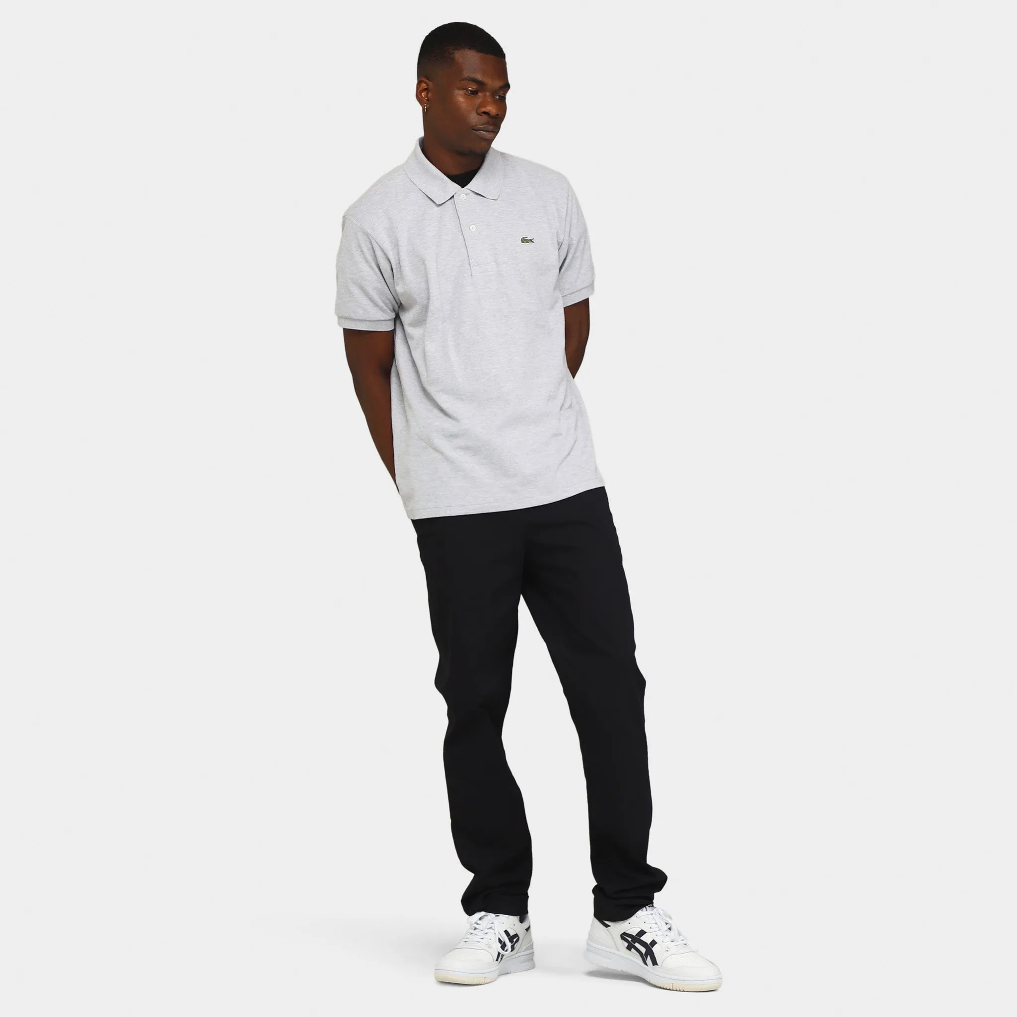 Lacoste Original L.12.12 Petit Pique Cotton Polo Shirt / Grey sold by JD Sports product image thumbnail 5