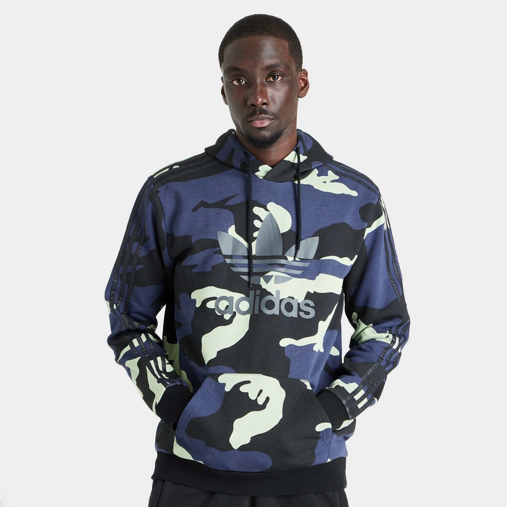 adidas Originals Graphics Camo Pullover Hoodie / Shadow Navy sold by JD Sports