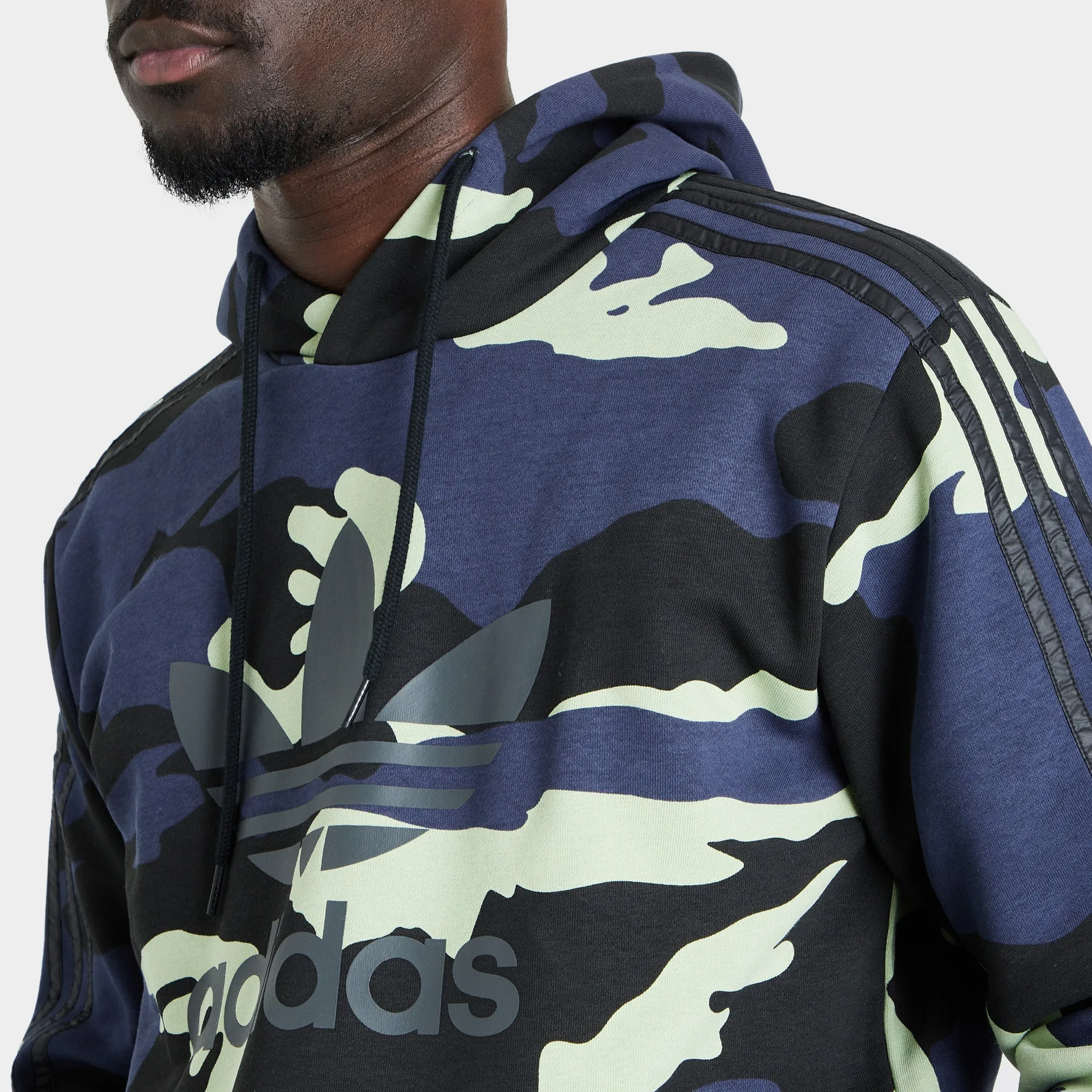adidas Originals Graphics Camo Pullover Hoodie / Shadow Navy sold by JD Sports product image thumbnail 4