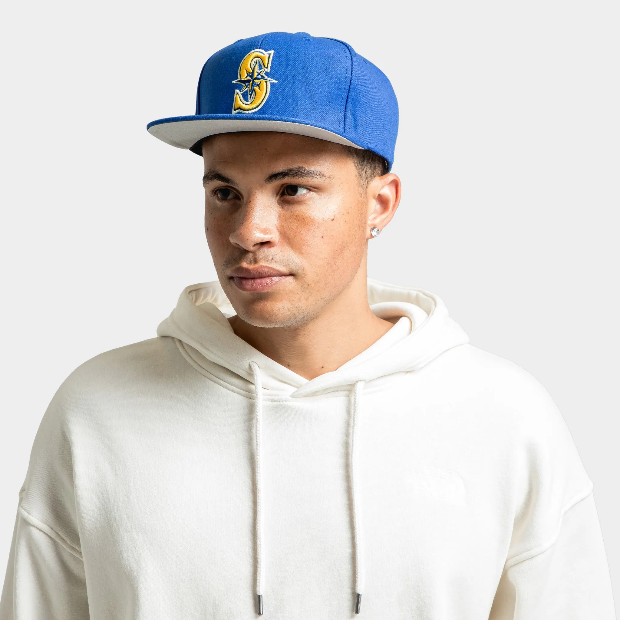 Mitchell & Ness Seattle Mariners Evergreen Snapback / Navy sold by JD Sports product image thumbnail 5