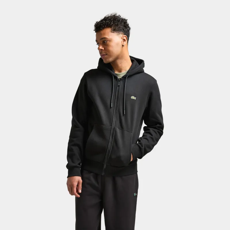 Lacoste Long Sleeve Full-Zip Sweatshirt / Black sold by JD Sports