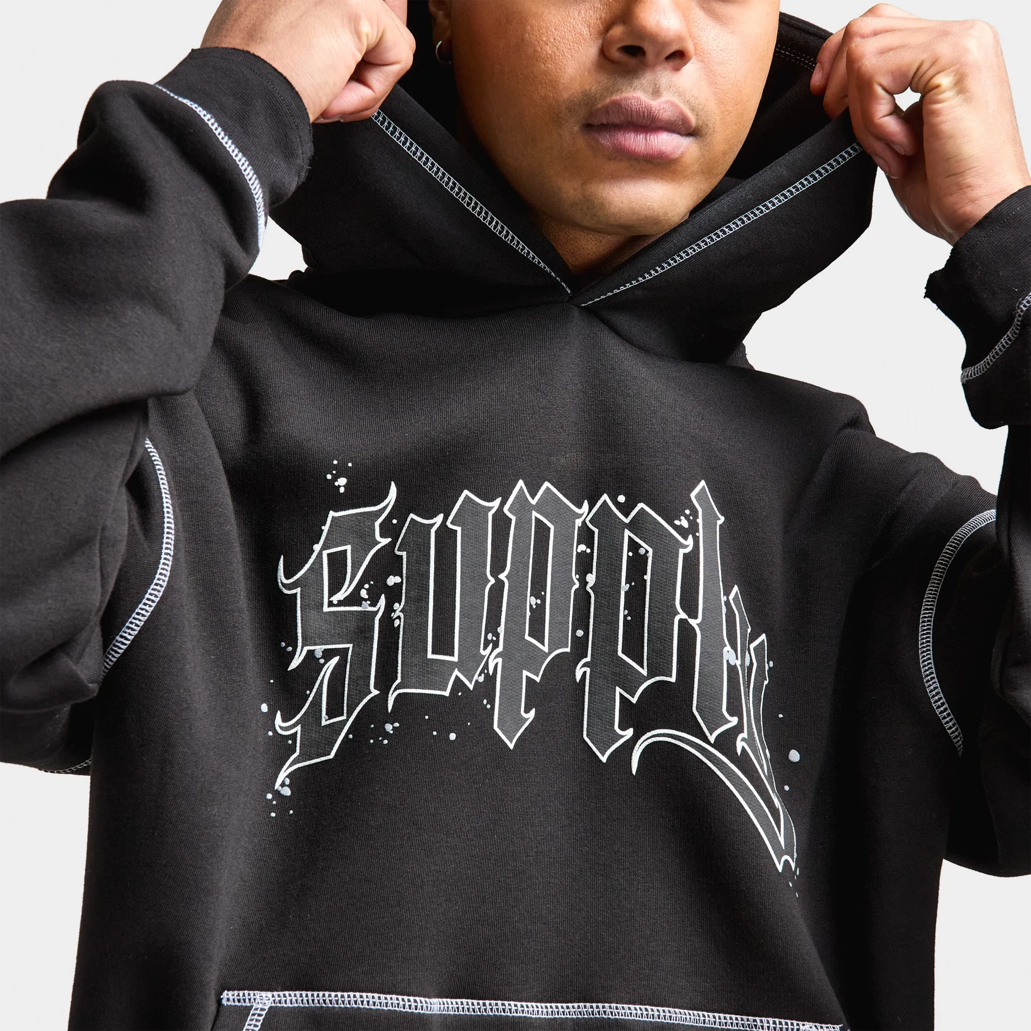 Supply & Demand Bowman Hoodie / Black | Parallel