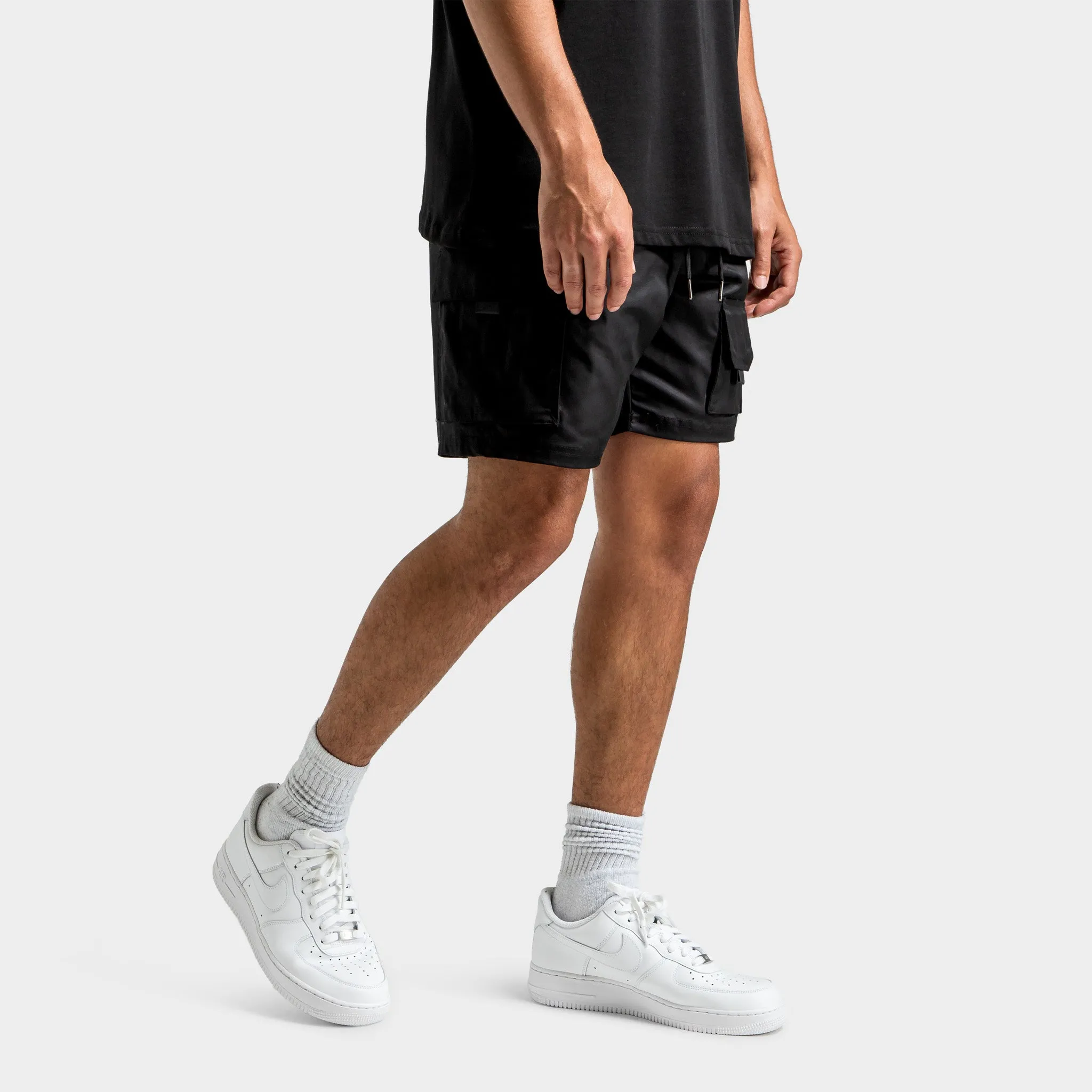 Hoodrich Defense Woven Cargo Shorts Black / White - Cyber Yellow sold by JD Sports product image thumbnail 4