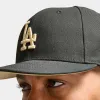 New Era 59Fifty Los Angeles Dodgers Fitted Cap Black / Vegas Gold sold by JD Sports
