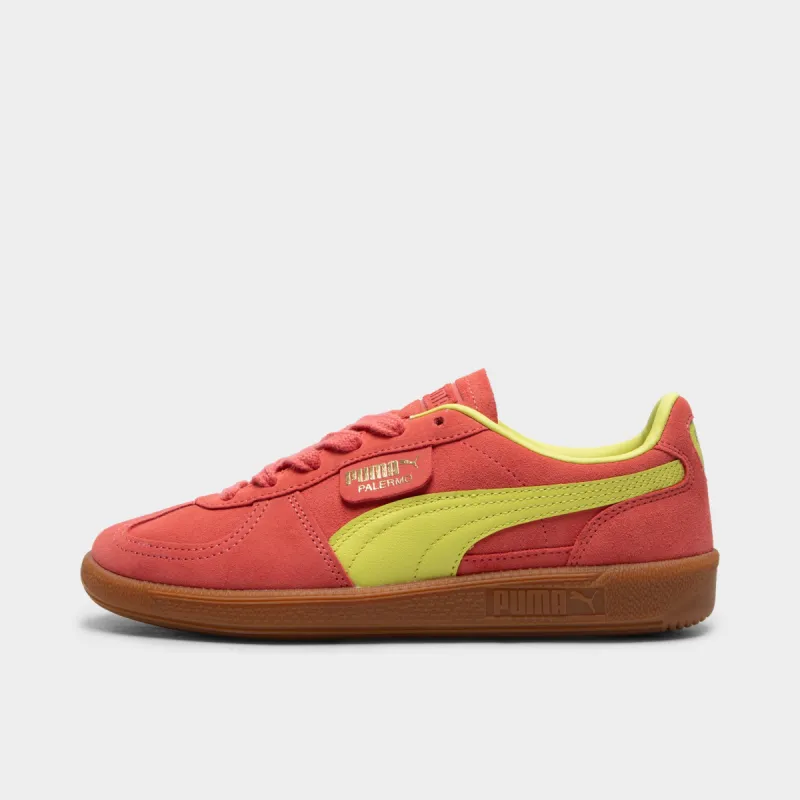PUMA Women's Palermo Salmon / Lime Sheen - Gum sold by JD Sports