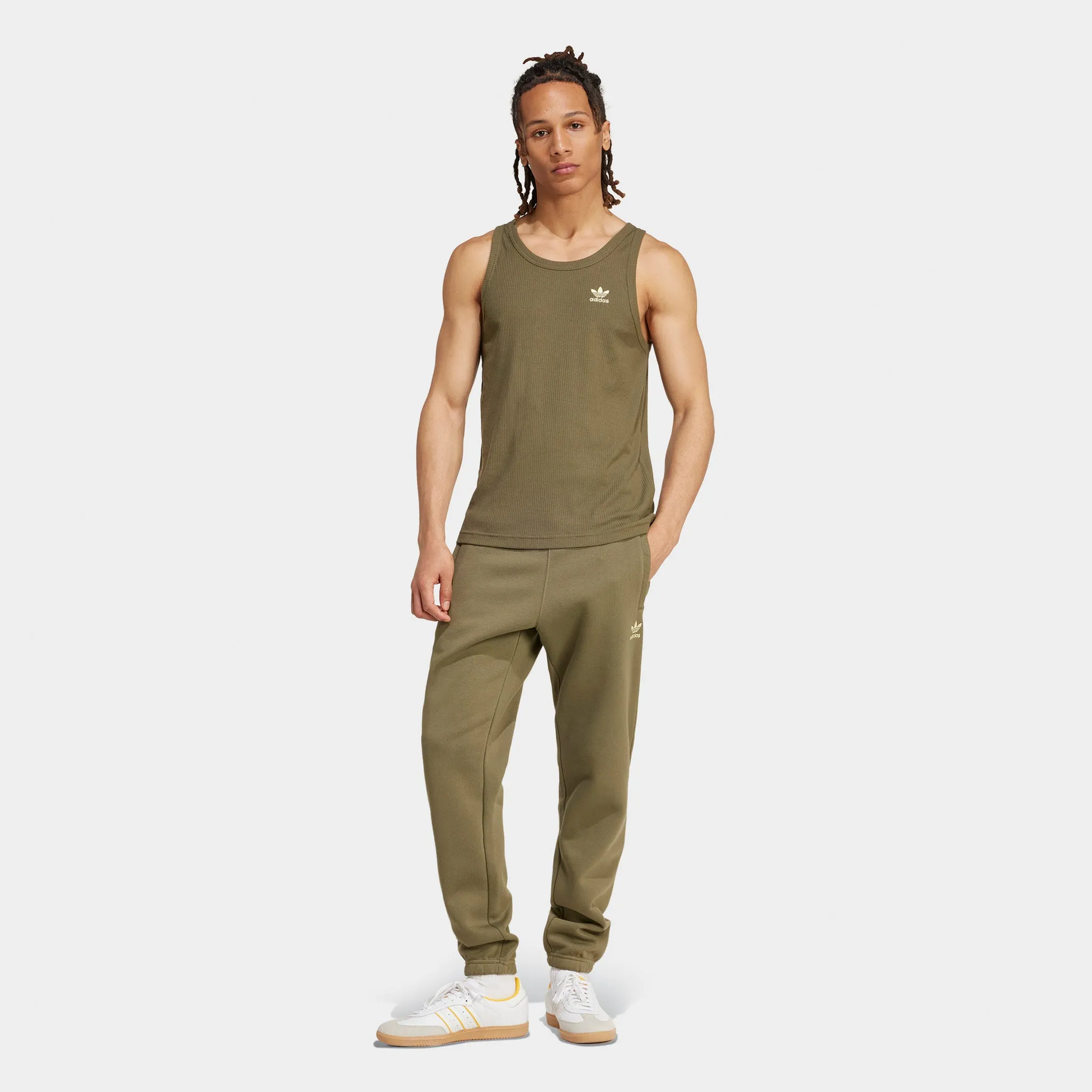adidas Trefoil Essentials Joggers / Olive Strata sold by JD Sports product image thumbnail 5