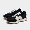 New Balance Women's 327 Black / White - Mineral Red sold by JD Sports