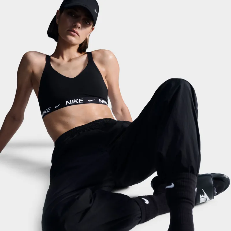 Nike Sportswear Women's Mid-Rise Oversized Woven Joggers Black / White sold by JD Sports