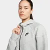 Nike Sportswear Women's Tech Fleece Windrunner Full-Zip Hoodie Dark Grey Heather / Black sold by JD Sports