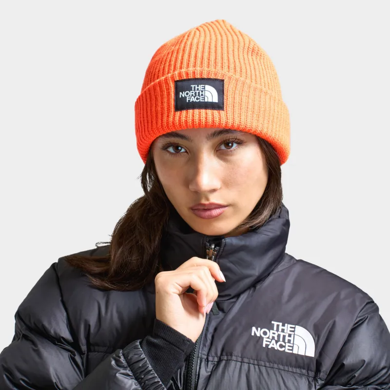 The North Face Salty Dog Lined Regular Beanie / Power Orange sold by JD Sports