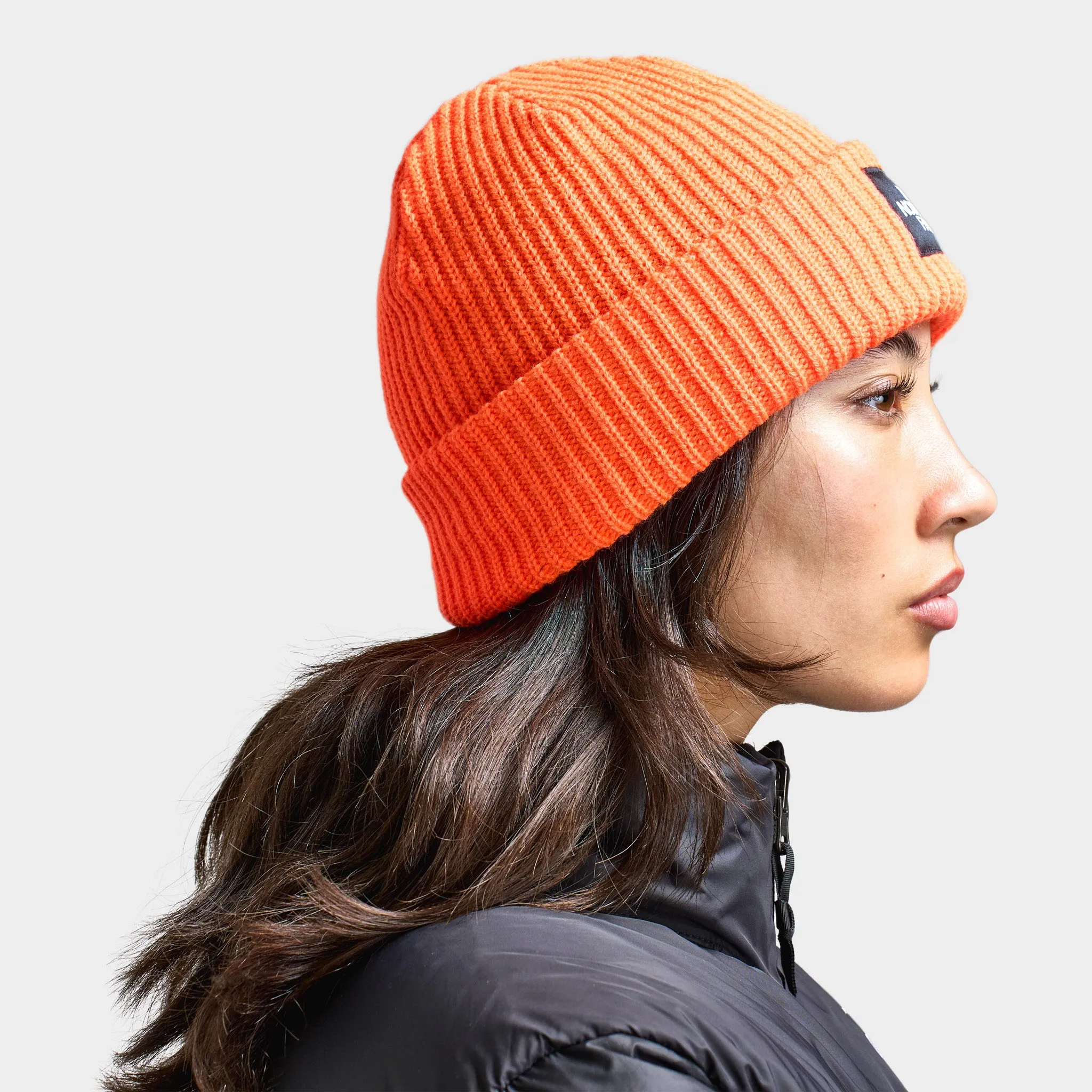 The North Face Salty Dog Lined Regular Beanie / Power Orange sold by JD Sports product image thumbnail 3