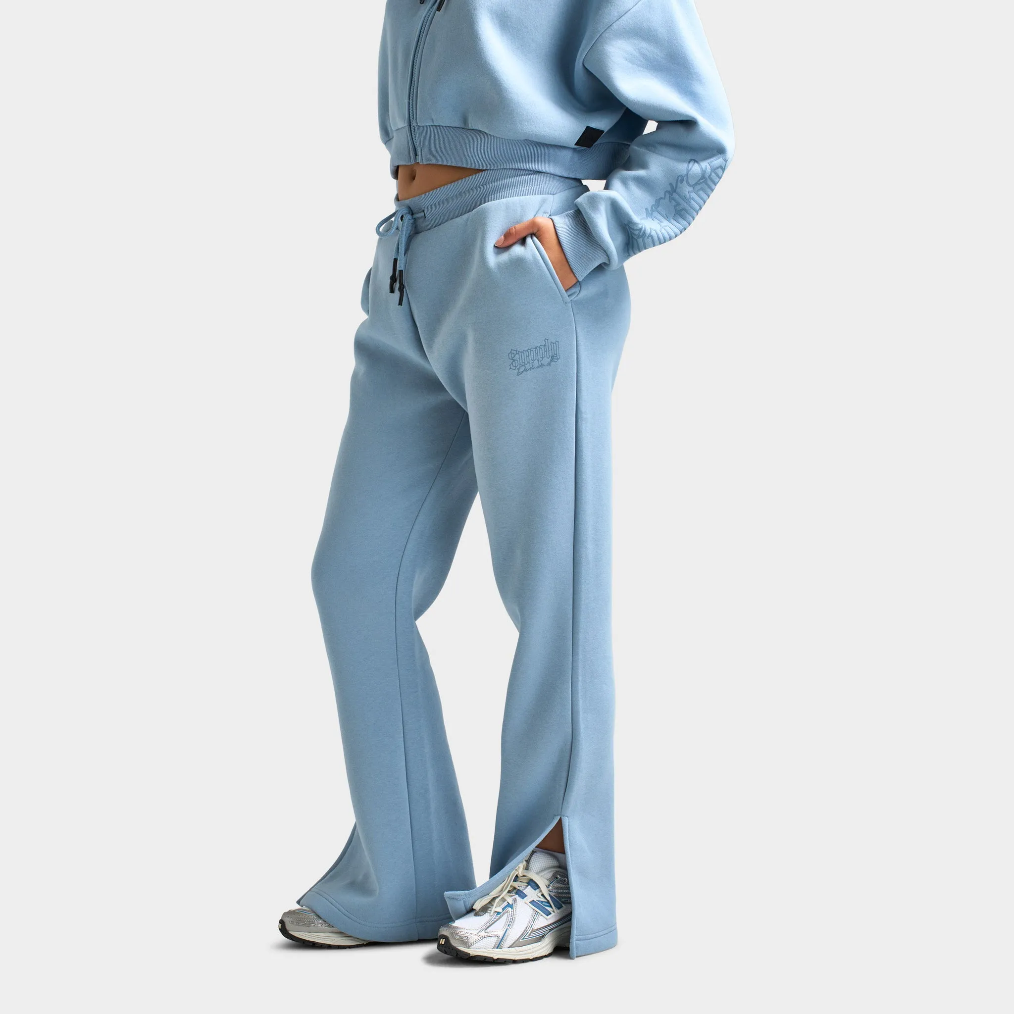 Supply & Demand Women's Monair Track Pants / Dusty Blue sold by JD Sports product image thumbnail 3