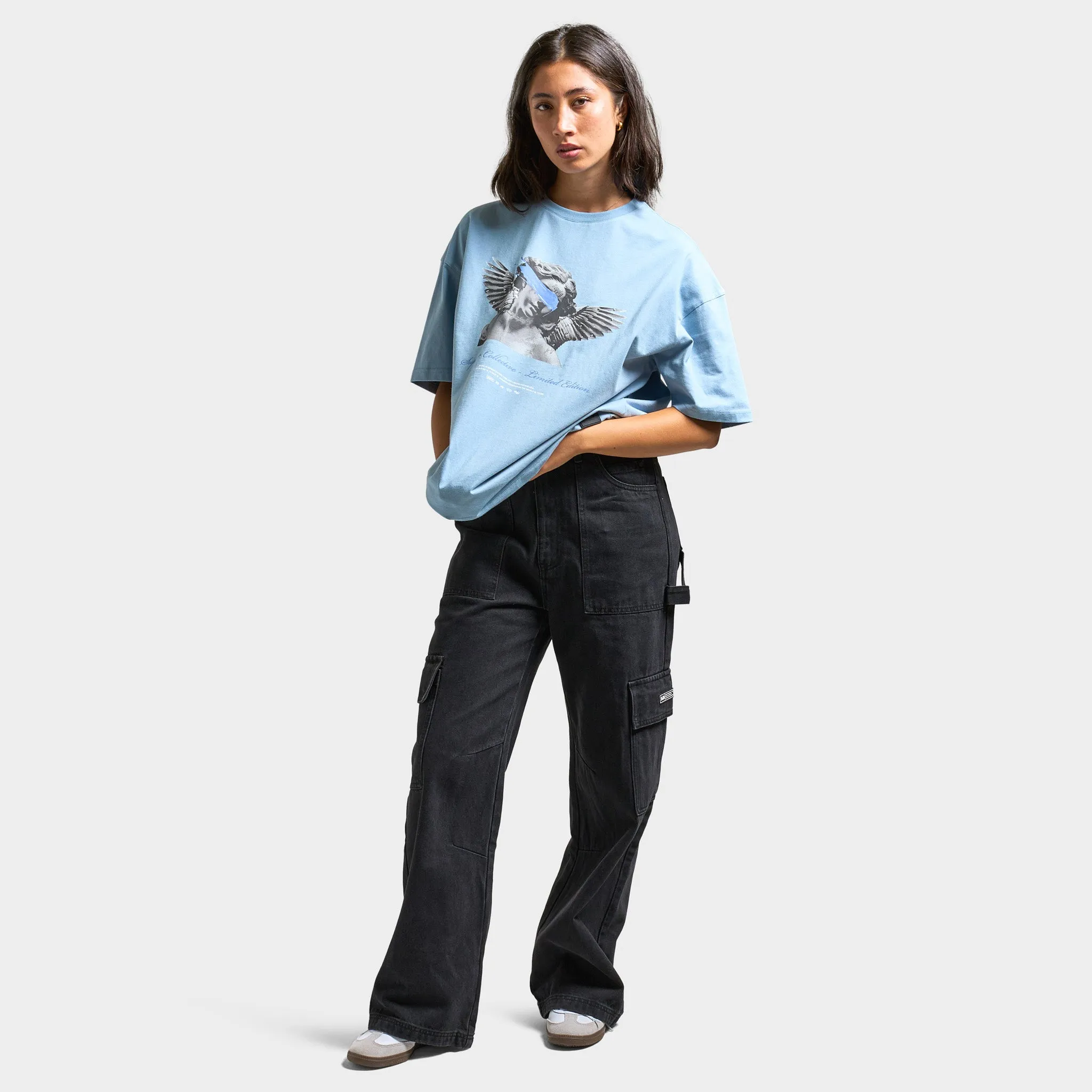 Supply & Demand Women's Holy T-shirt / Dusty Blue sold by JD Sports product image thumbnail 4