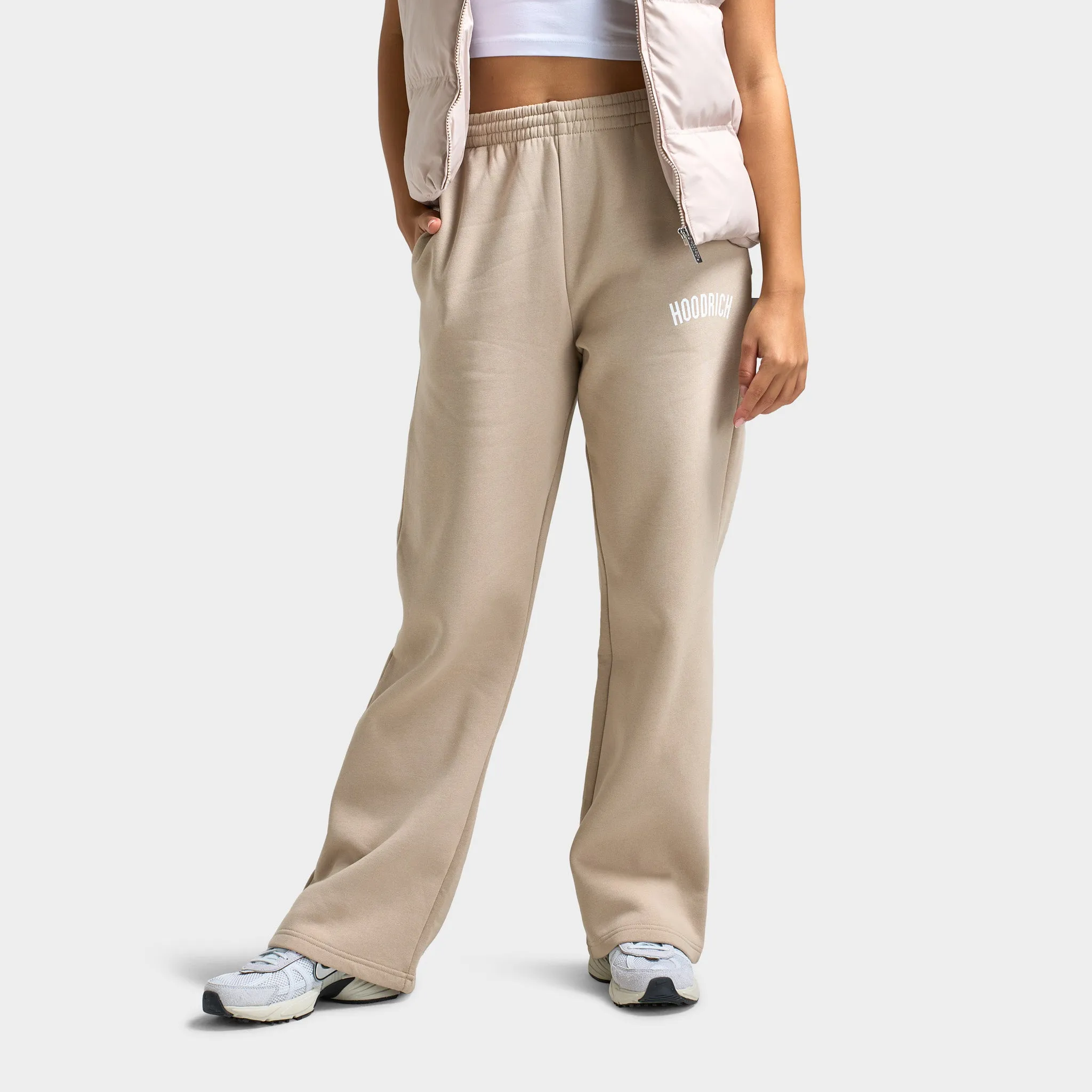 Hoodrich Women's Storm Wide Leg Jogger Oxford Tan / White sold by JD Sports