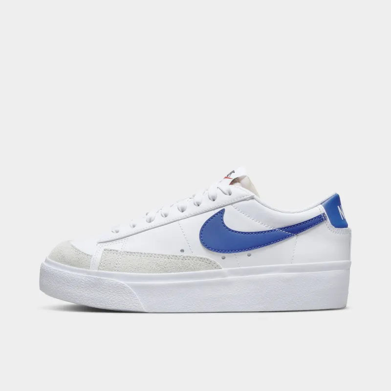Nike Women's Blazer Low Platform White / Game Royal sold by JD Sports