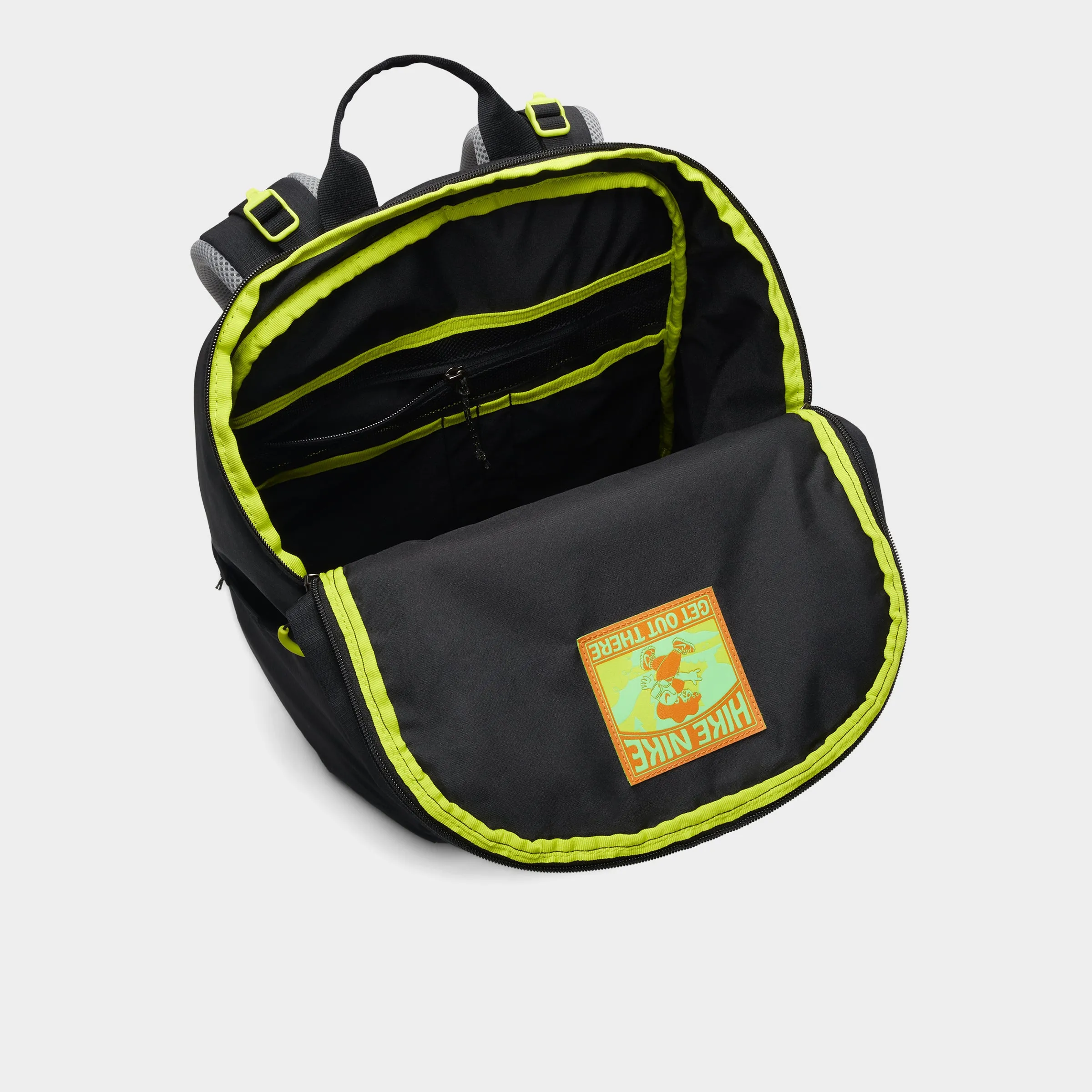 Nike Hike Backpack Black / Particle Grey - Atomic Green sold by JD Sports product image thumbnail 4