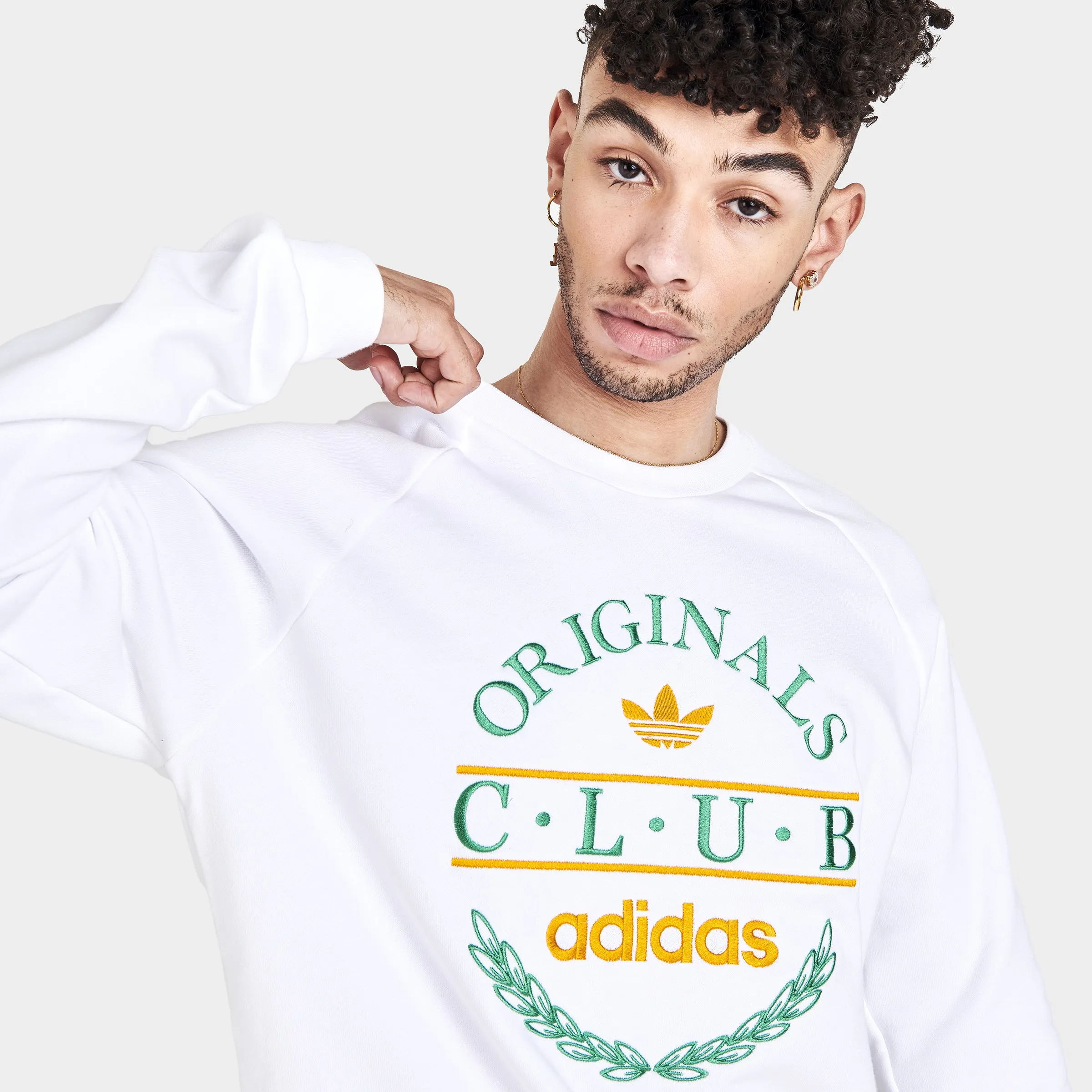 adidas Club Sweater Crewneck / White sold by JD Sports product image thumbnail 5