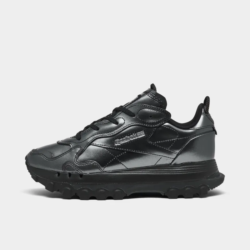 Reebok x Cardi B Women's Classic Leather Black / Silver sold by JD Sports