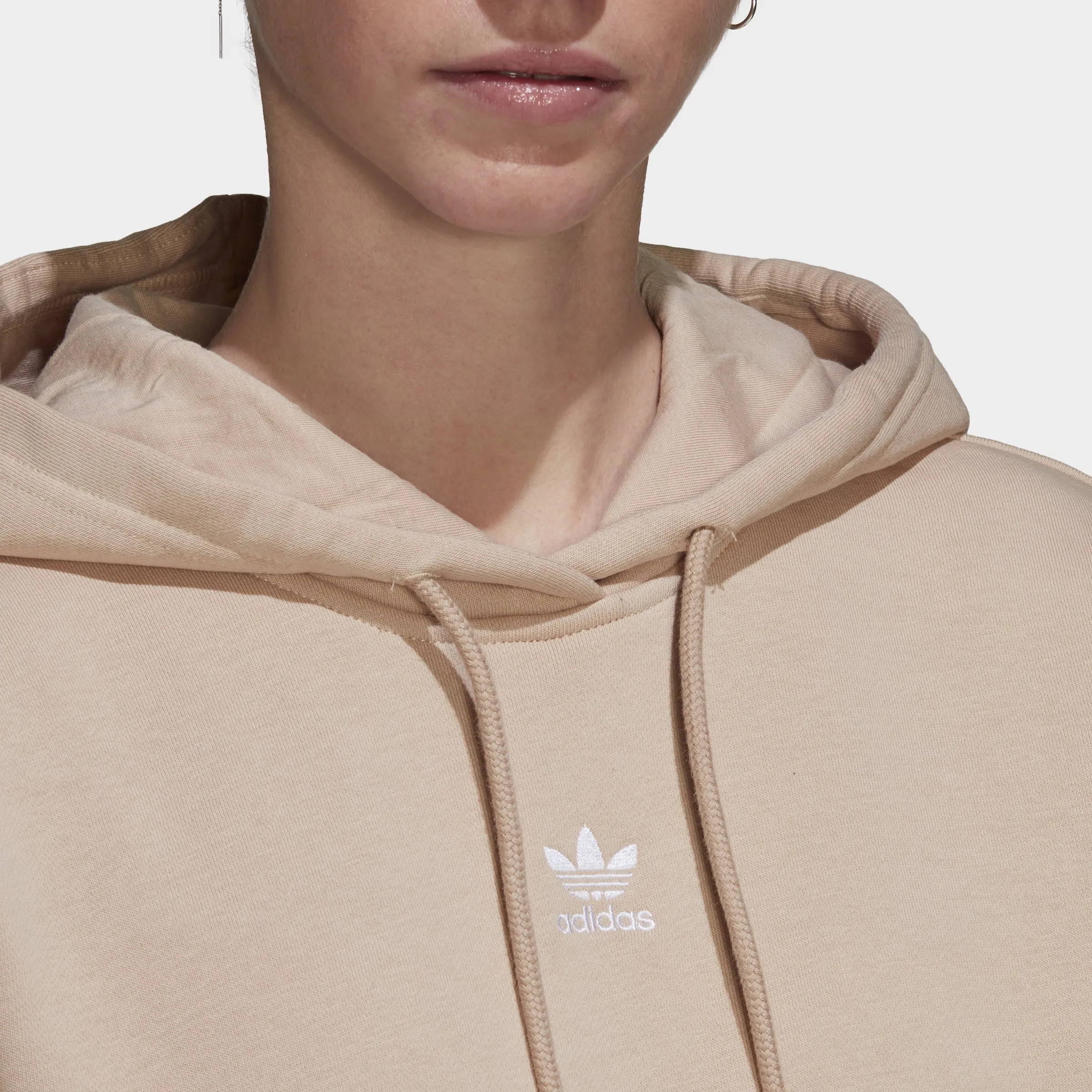 adidas Women's Adicolor Essentials Fleece Hoodie / Magic Beige sold by JD Sports product image thumbnail 4