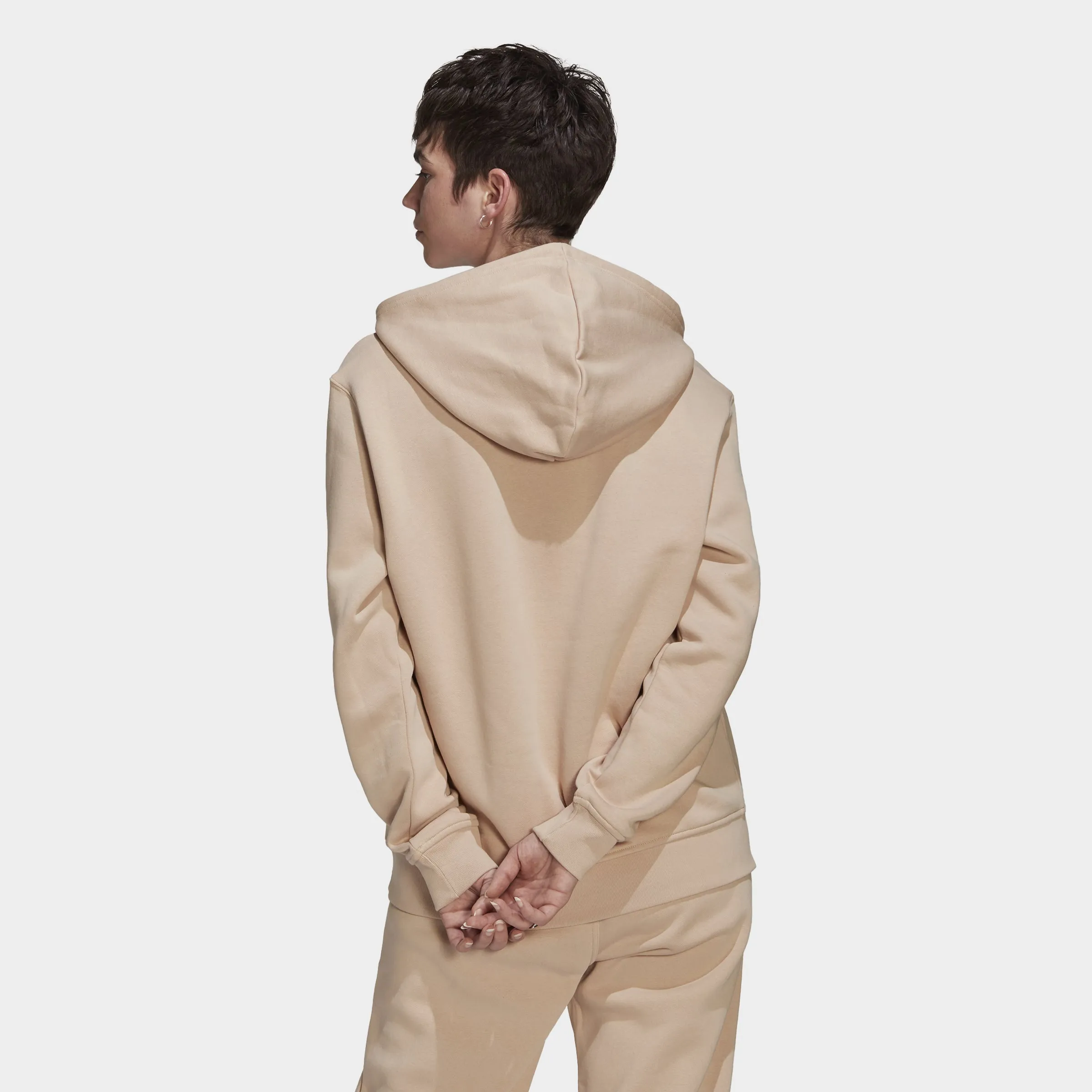 adidas Women's Adicolor Essentials Fleece Hoodie / Magic Beige sold by JD Sports product image thumbnail 2