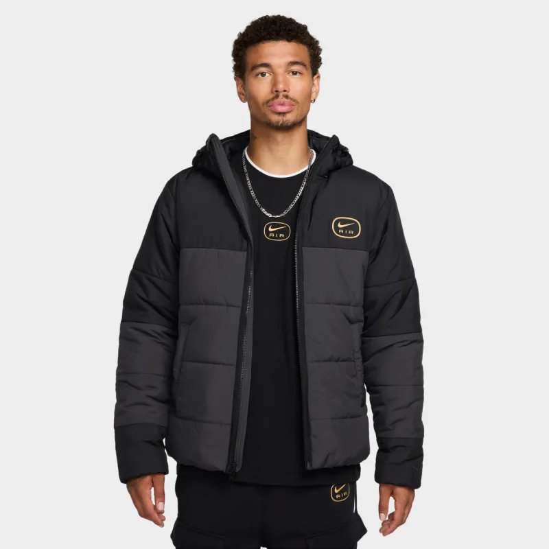 Nike Sportswear SW Air Synthetic Fill Jacket Black / Anthracite - Metallic Gold sold by JD Sports