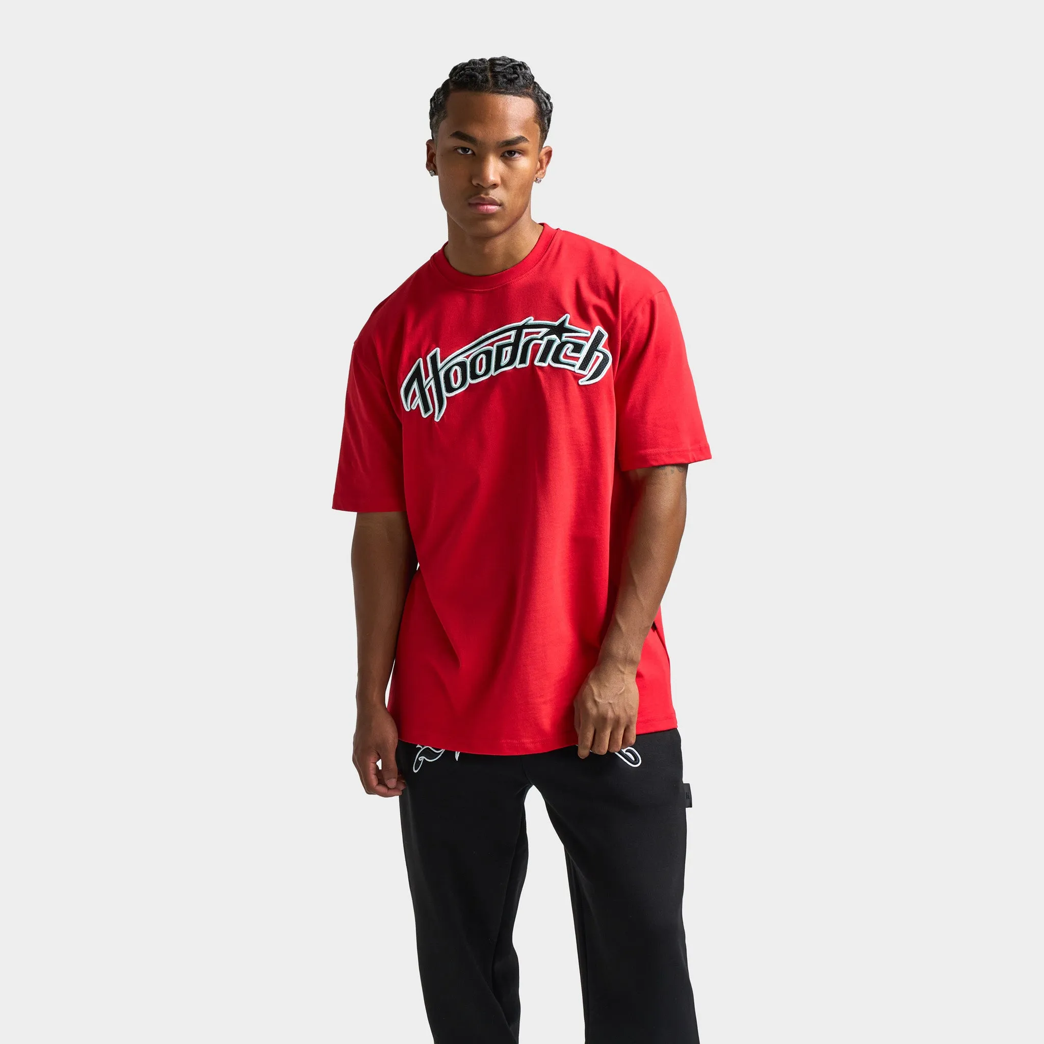 Hoodrich Galaxy T-Shirt Lychee / Black - White sold by JD Sports