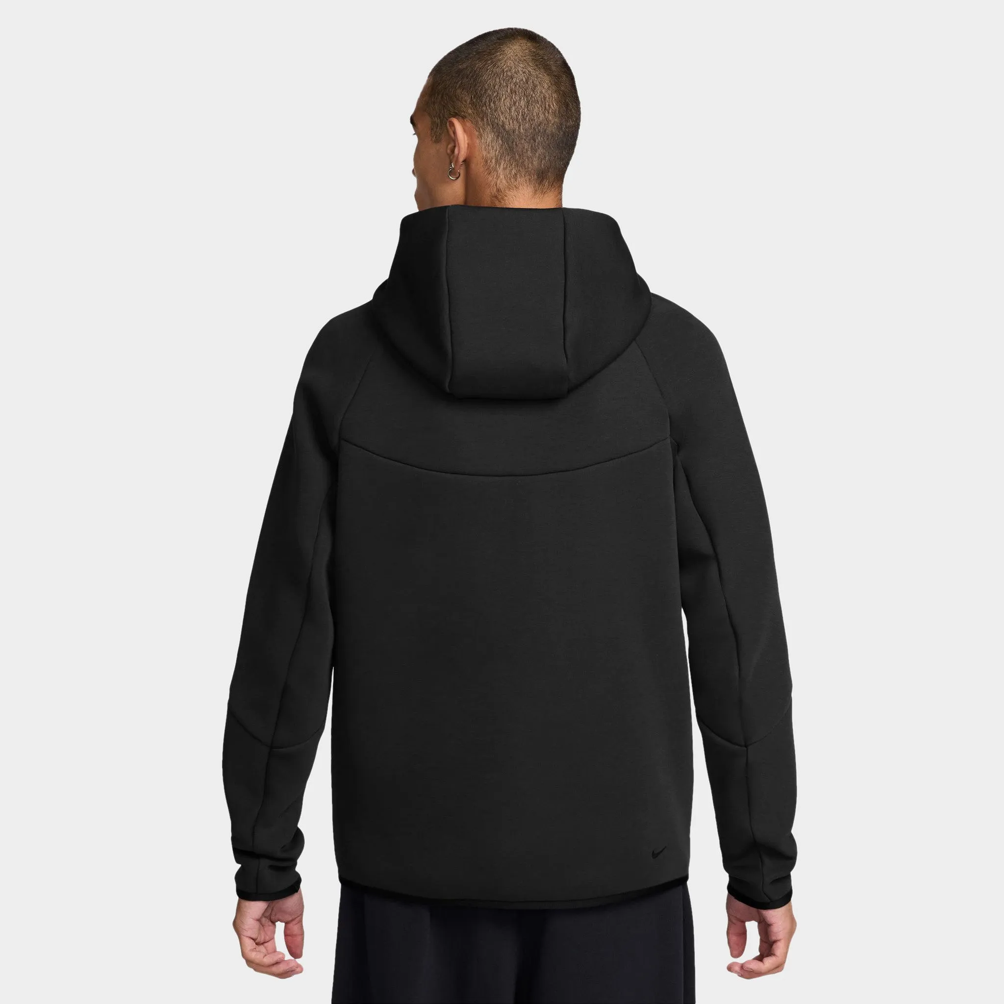 Nike Tech Fleece Full-Zip Windrunner Hoodie Black / Black sold by JD Sports product image thumbnail 2