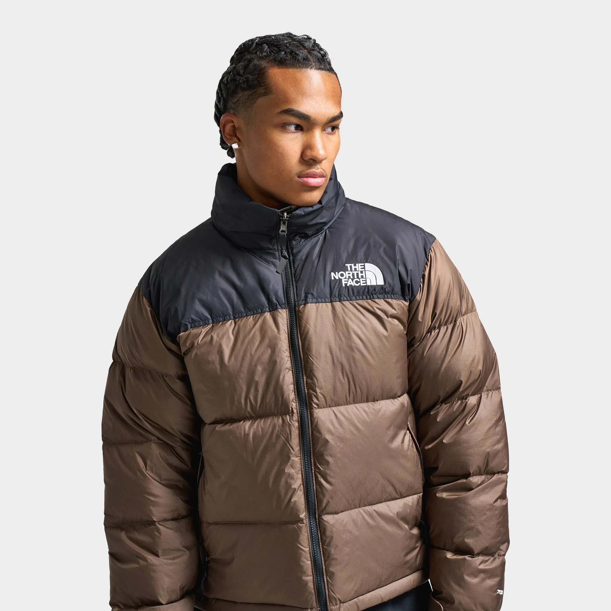 The North Face 1996 Retro Nuptse Jacket Smokey Brown / TNF Black sold by JD Sports product image thumbnail 3
