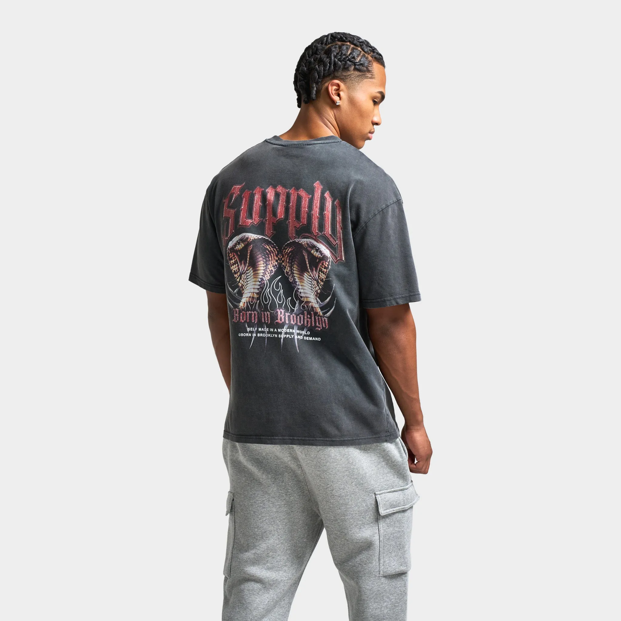 Supply & Demand Catcher T-Shirt / Black sold by JD Sports product image thumbnail 2