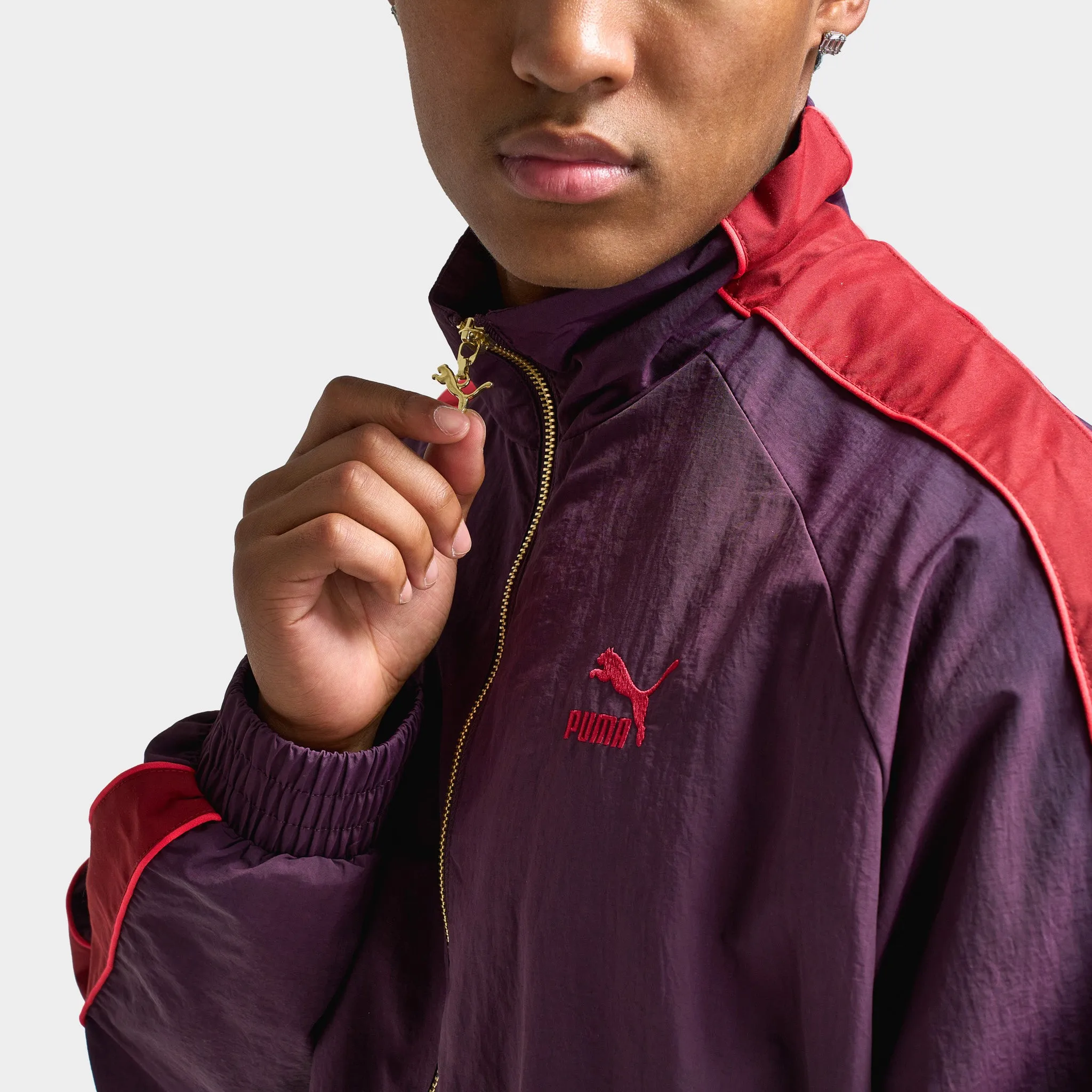 Puma T7 PLAY LOUD Track Jacket / Midnight Plum sold by JD Sports product image thumbnail 4