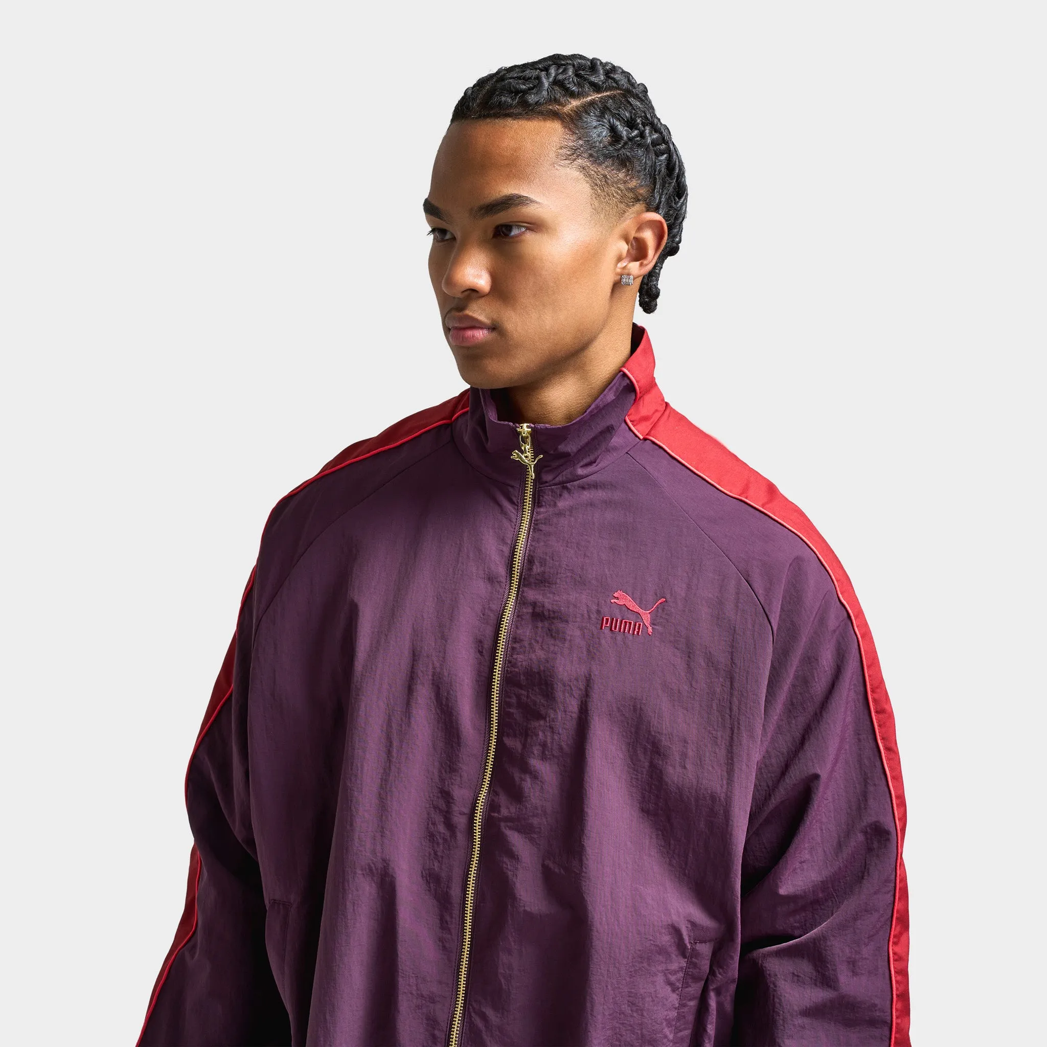 Puma T7 PLAY LOUD Track Jacket / Midnight Plum sold by JD Sports product image thumbnail 3