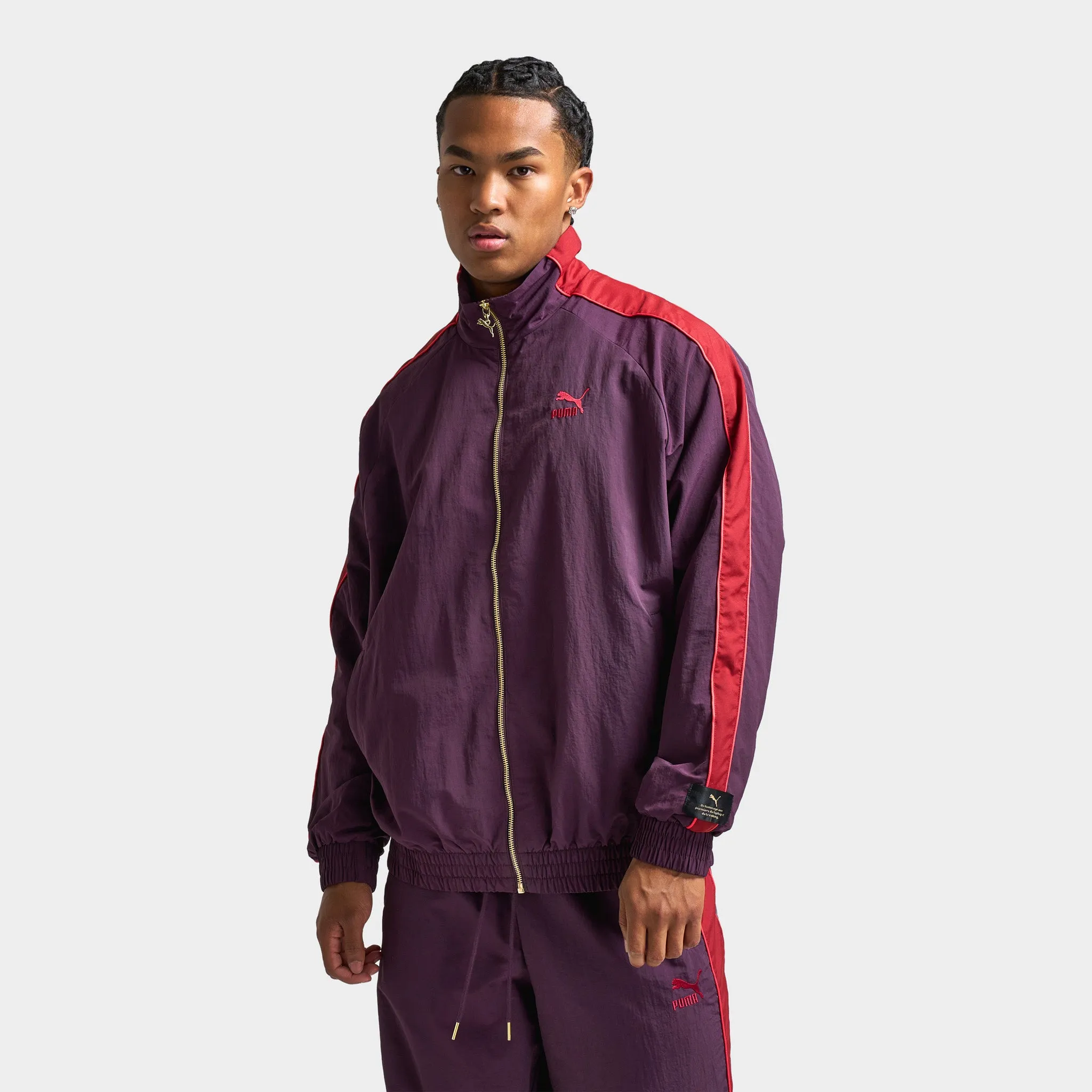 Puma T7 PLAY LOUD Track Jacket / Midnight Plum sold by JD Sports