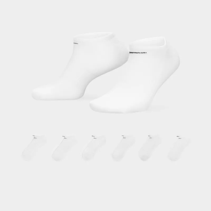 Nike Everyday Cushioned No Show Socks White / Black sold by JD Sports