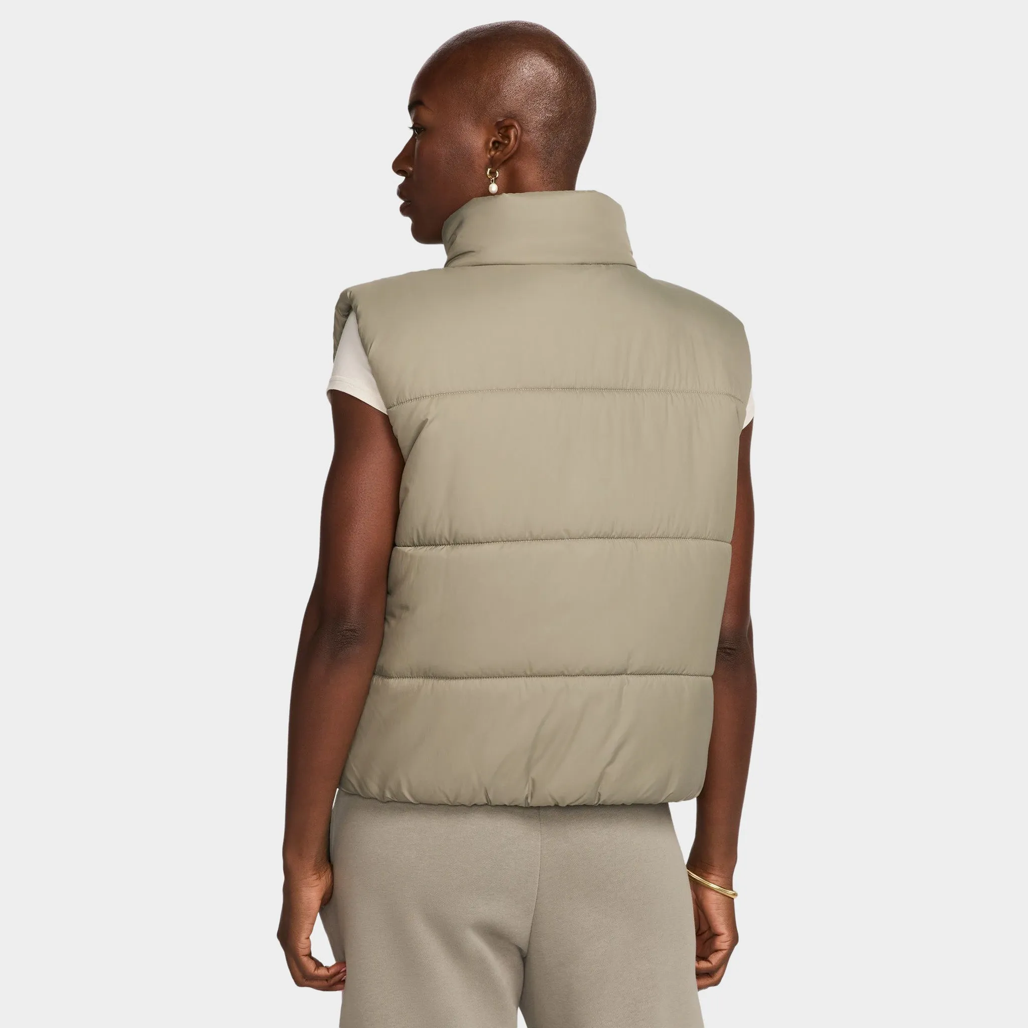 Nike Women's Sportswear Classic Therma-FIT Vest Light Army / White sold by JD Sports product image thumbnail 2