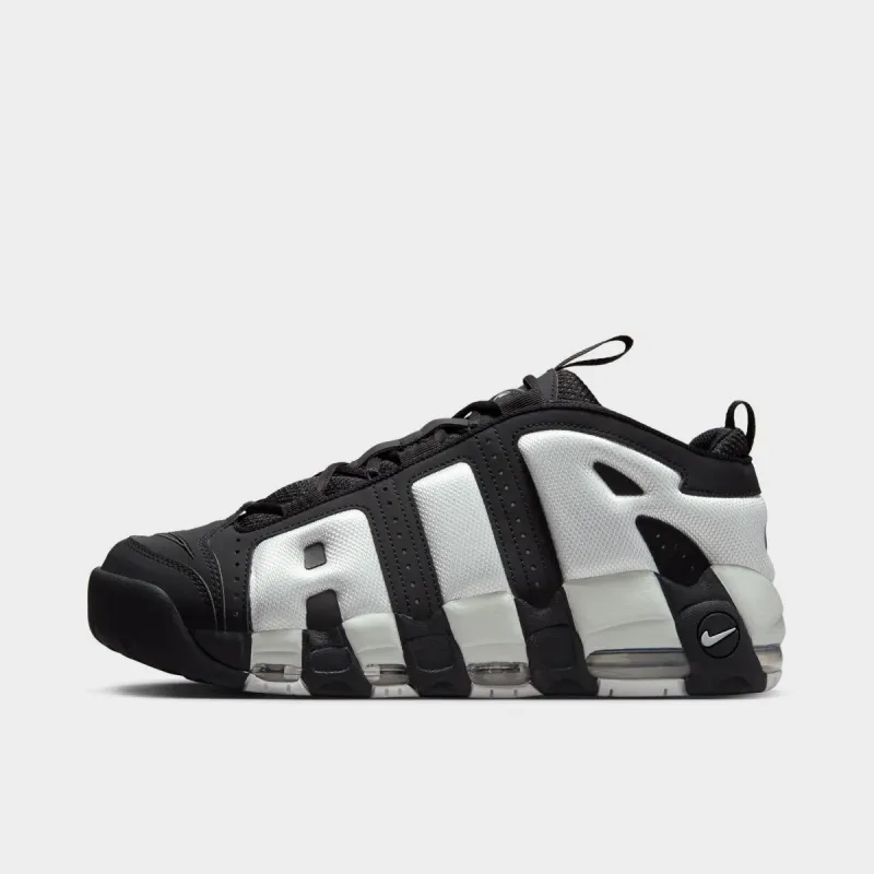 Nike Air More Uptempo Low Black / Photon Dust - Metallic Sil sold by JD Sports
