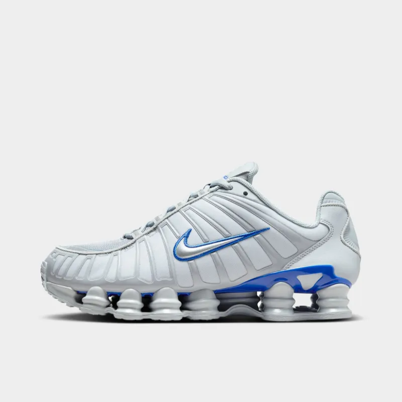 Nike Shox TL Wolf Grey / Metallic Silver - Racer Blue sold by JD Sports