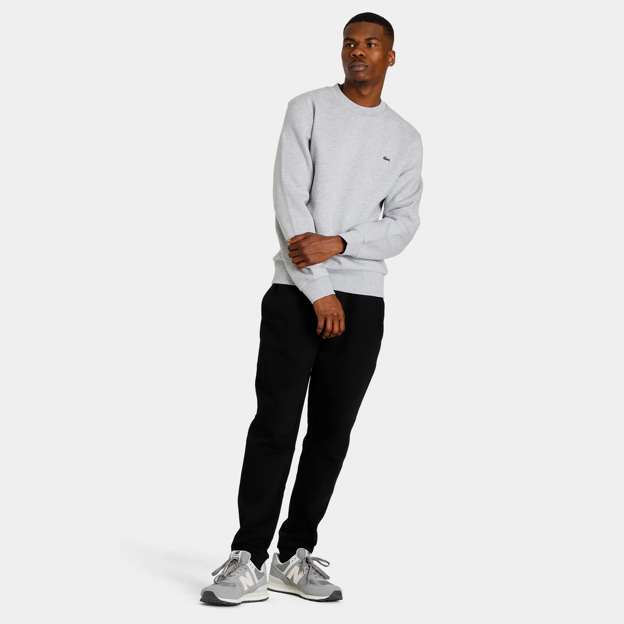 Lacoste Organic Brushed Cotton Sweatshirt / Grey Chine sold by JD Sports product image thumbnail 5