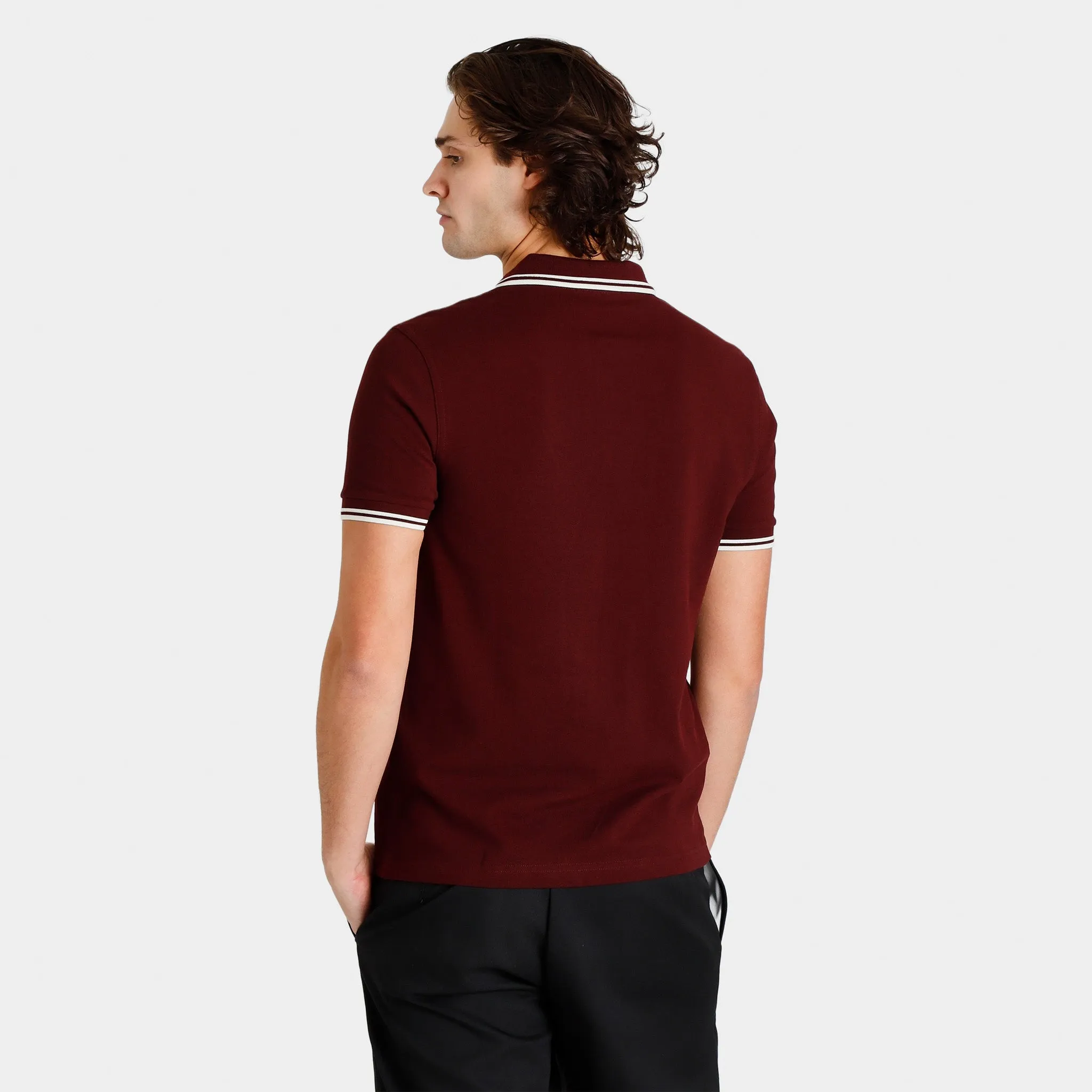 Fred Perry Twin Tipped Shirt / Oxblood sold by JD Sports product image thumbnail 4