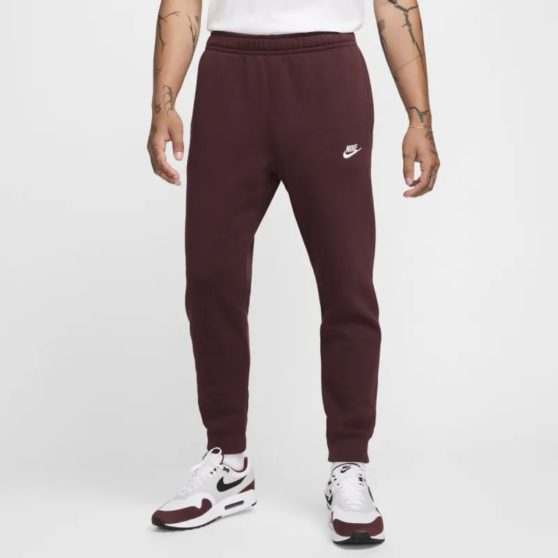 Nike Sportswear Club Fleece Joggers Burgundy Crush / White sold by JD Sports