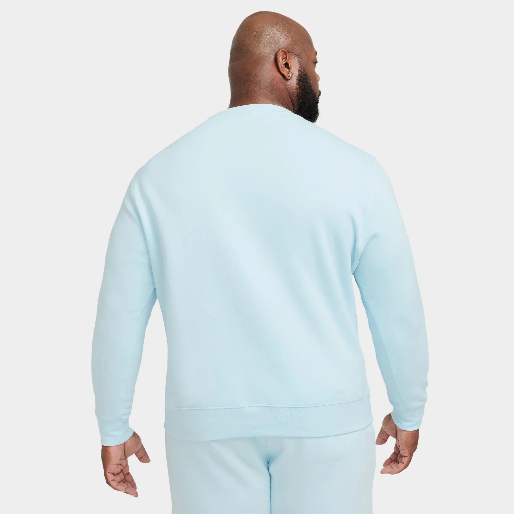 Nike Sportswear Club Fleece Crewneck Glacier Blue / White sold by JD Sports product image thumbnail 2