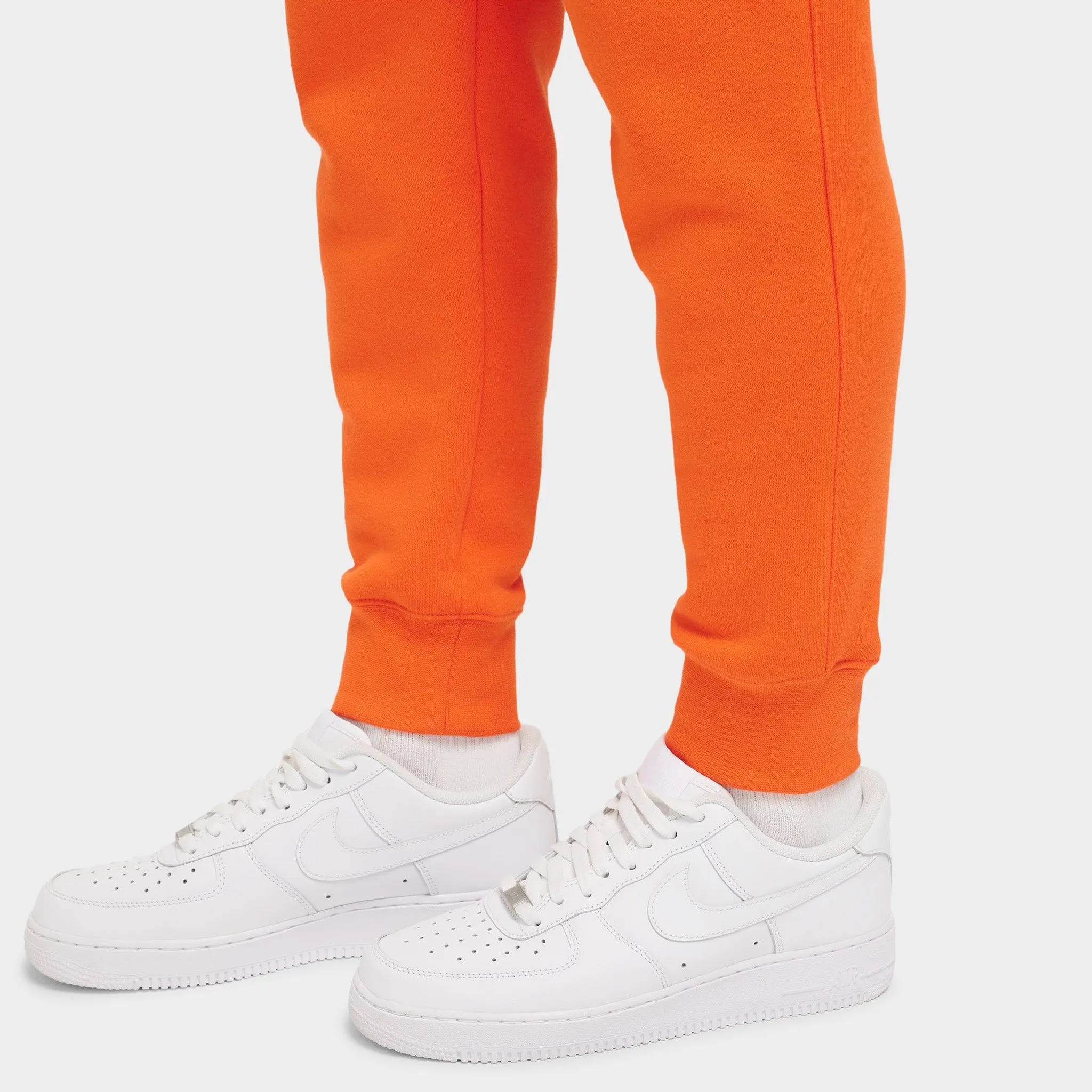 Nike Sportswear Club Fleece Joggers Safety Orange / Safety Orange - White sold by JD Sports product image thumbnail 4