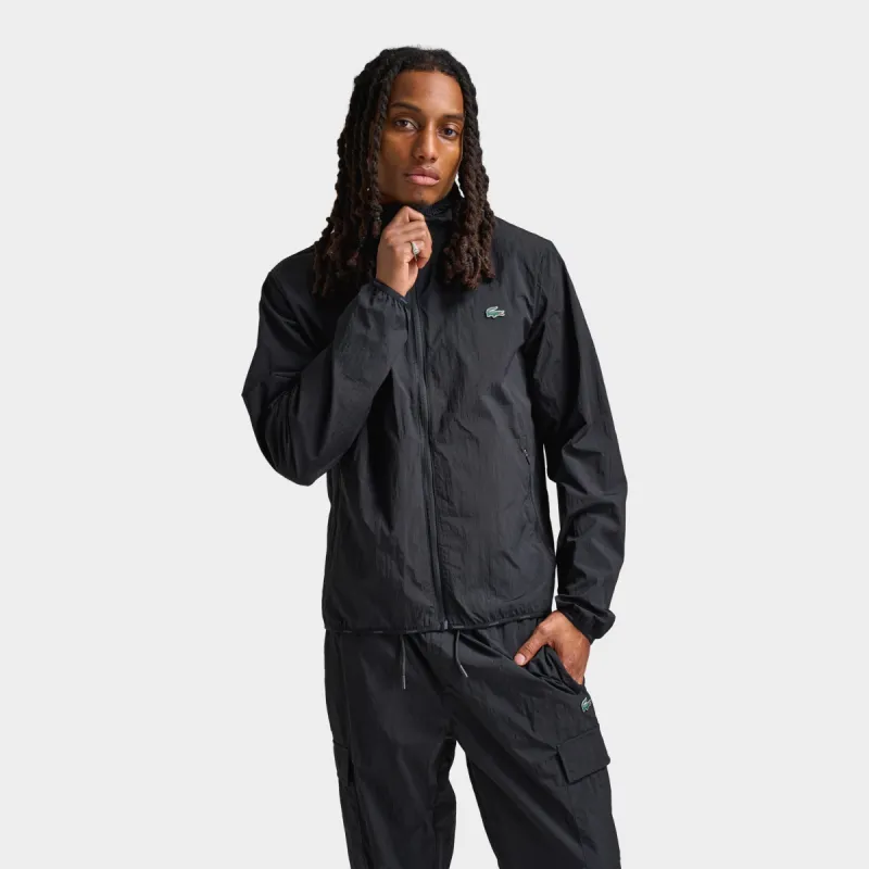 Lacoste Lightweight Taffeta Jacket / Black sold by JD Sports