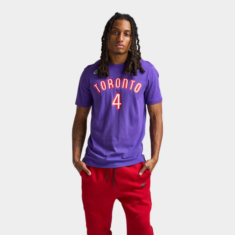 Nike Scottie Barnes Toronto Raptors Essential Hardwood Classics T-Shirt Field Purple / Barnes Scottie sold by JD Sports